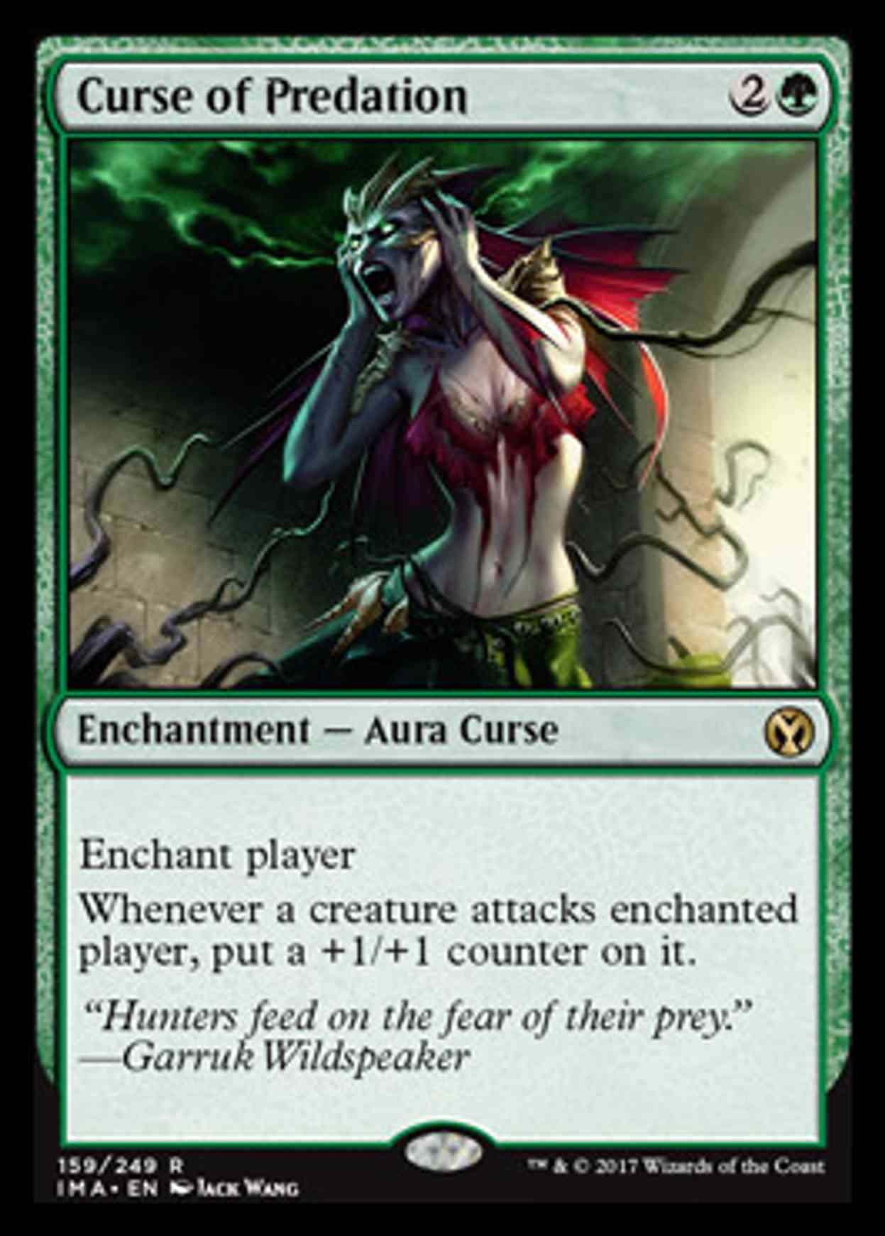 Curse of Predation magic card front