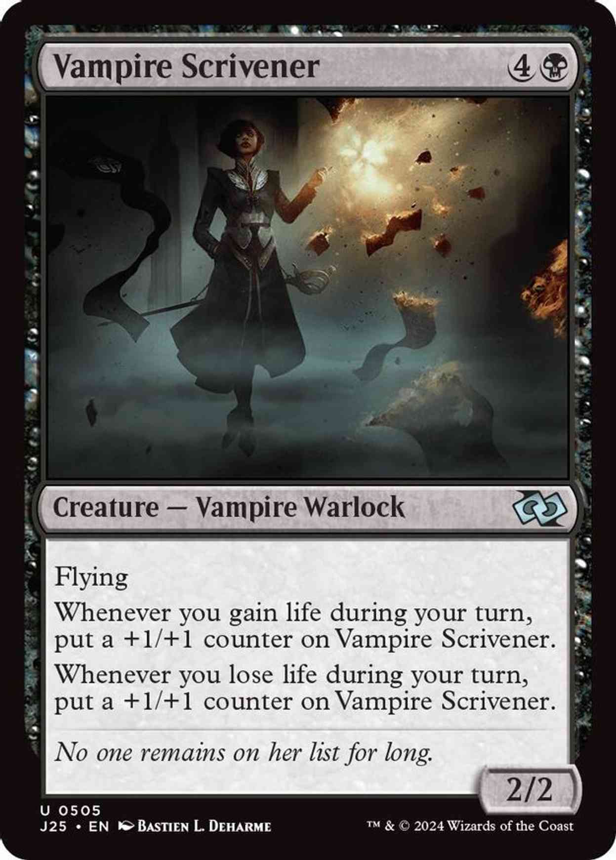 Vampire Scrivener magic card front