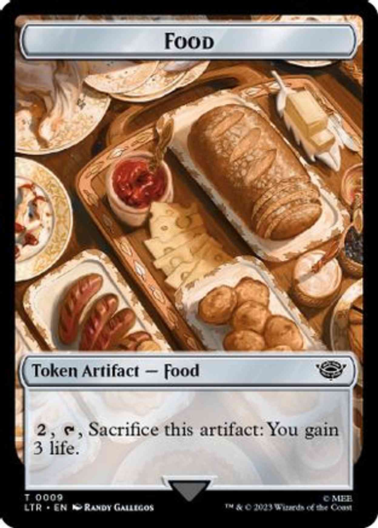 Food Token (0009) magic card front