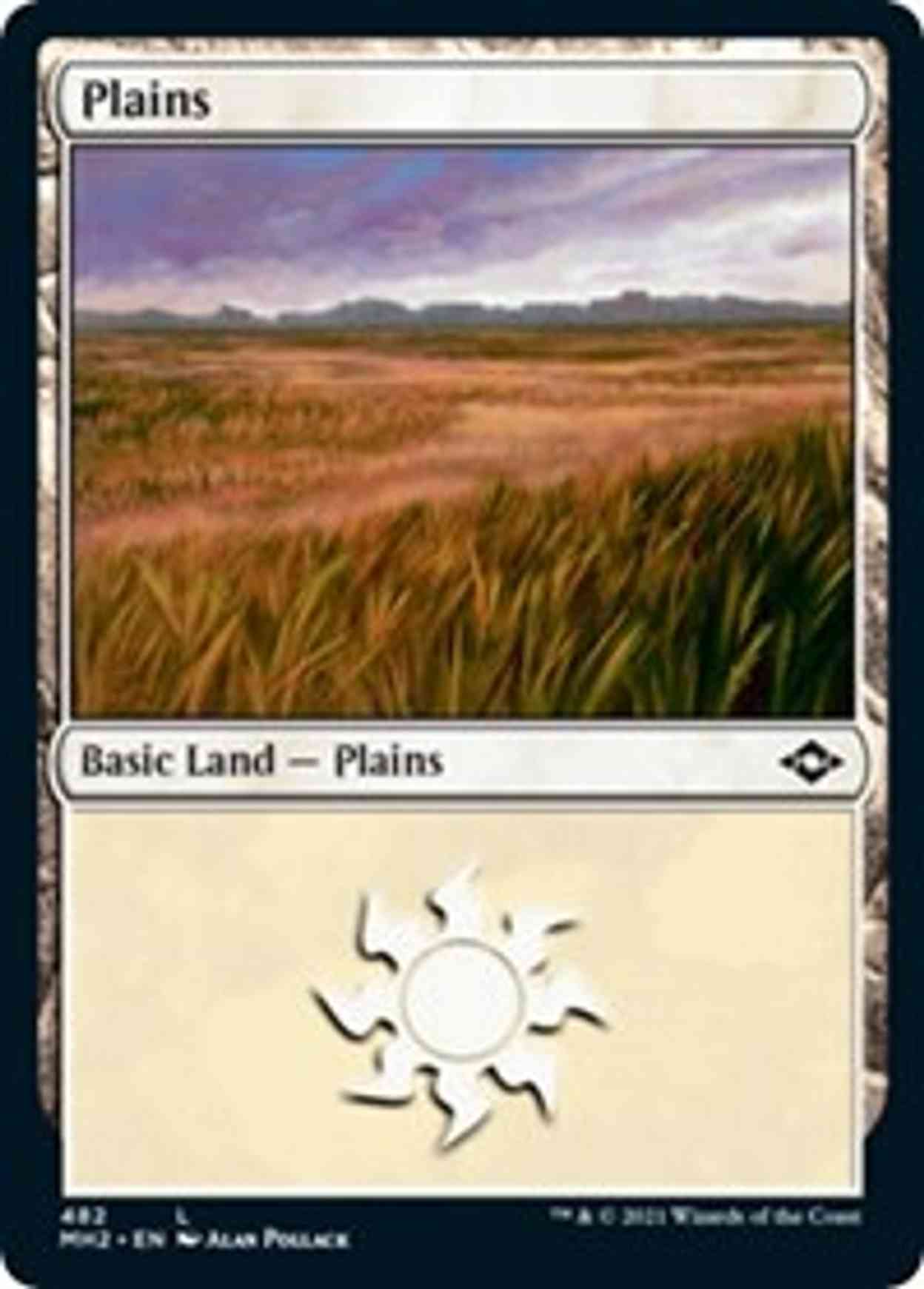 Plains (482) magic card front