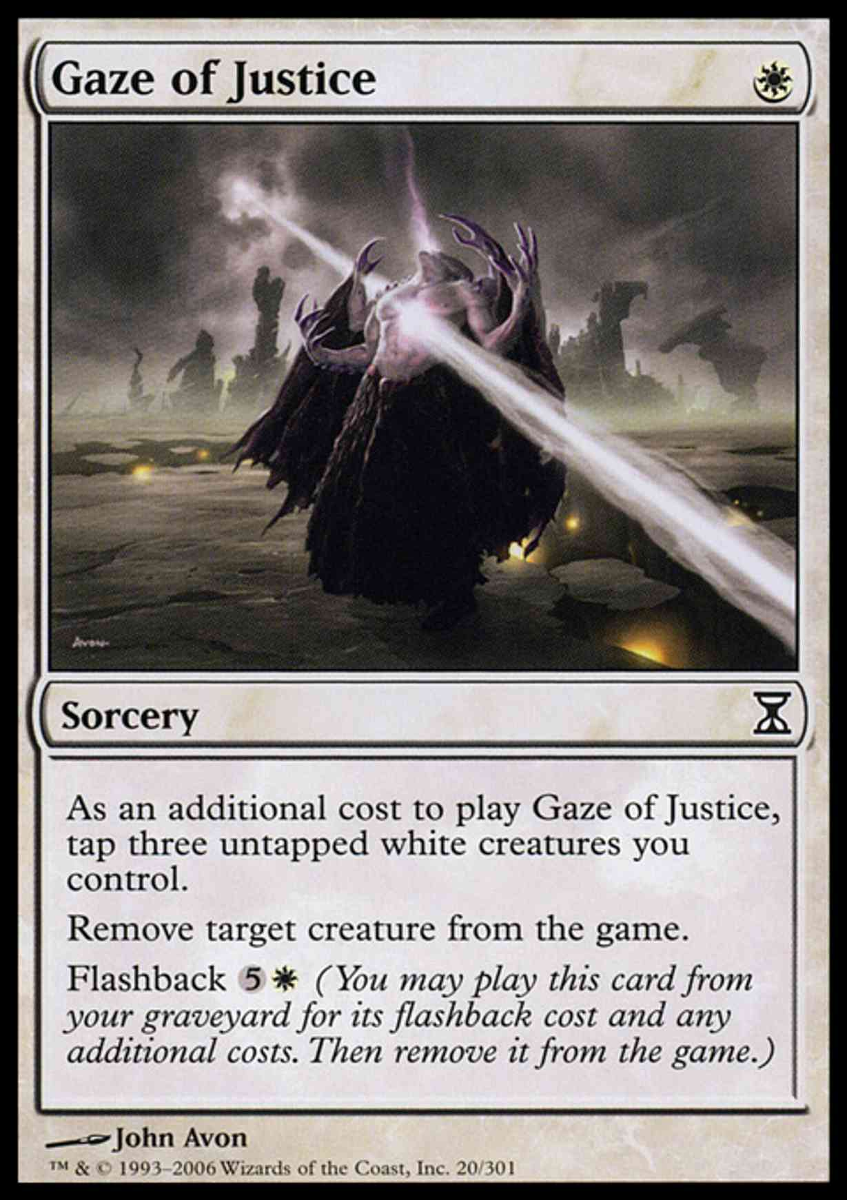 Gaze of Justice magic card front