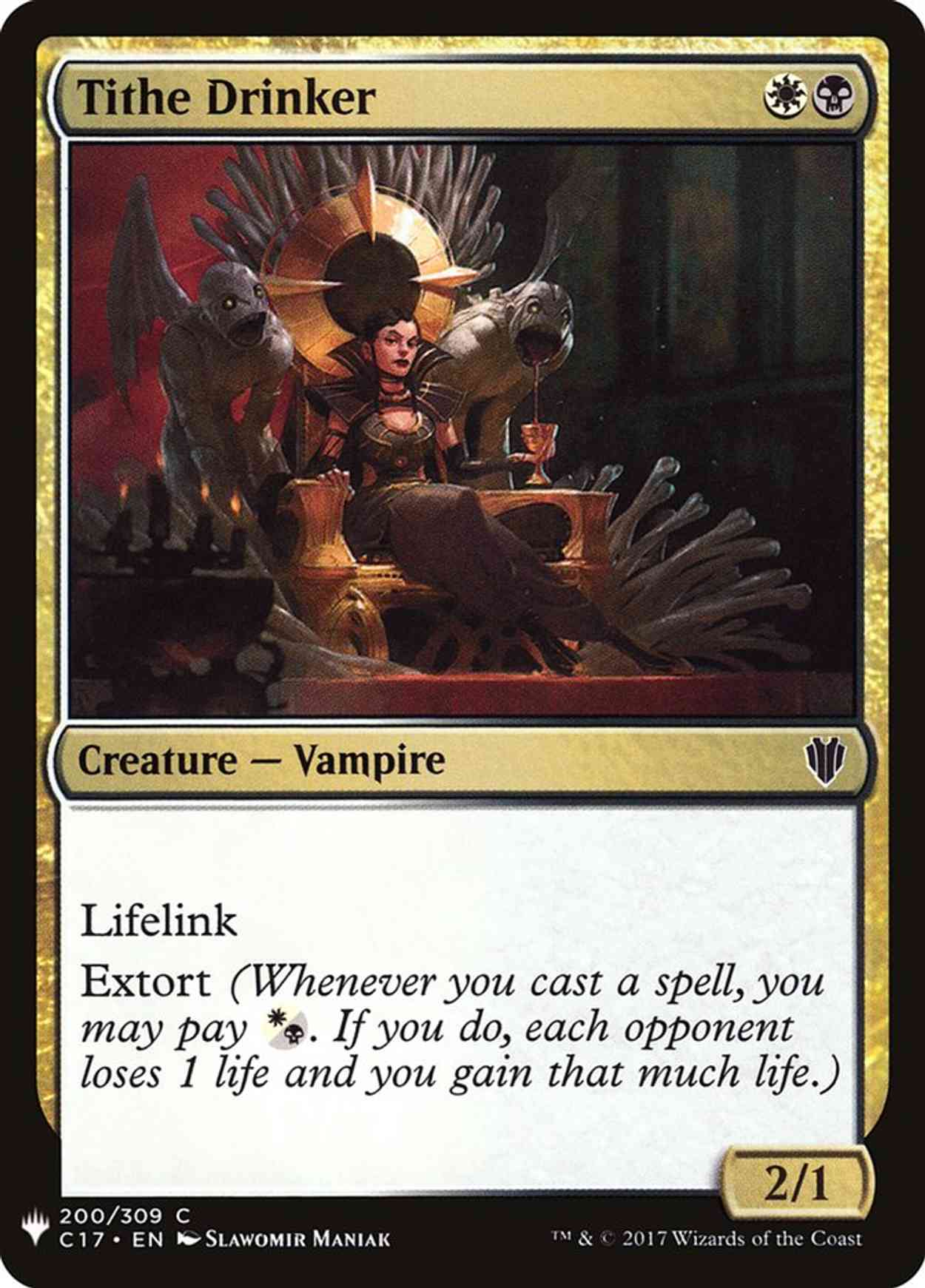 Tithe Drinker magic card front