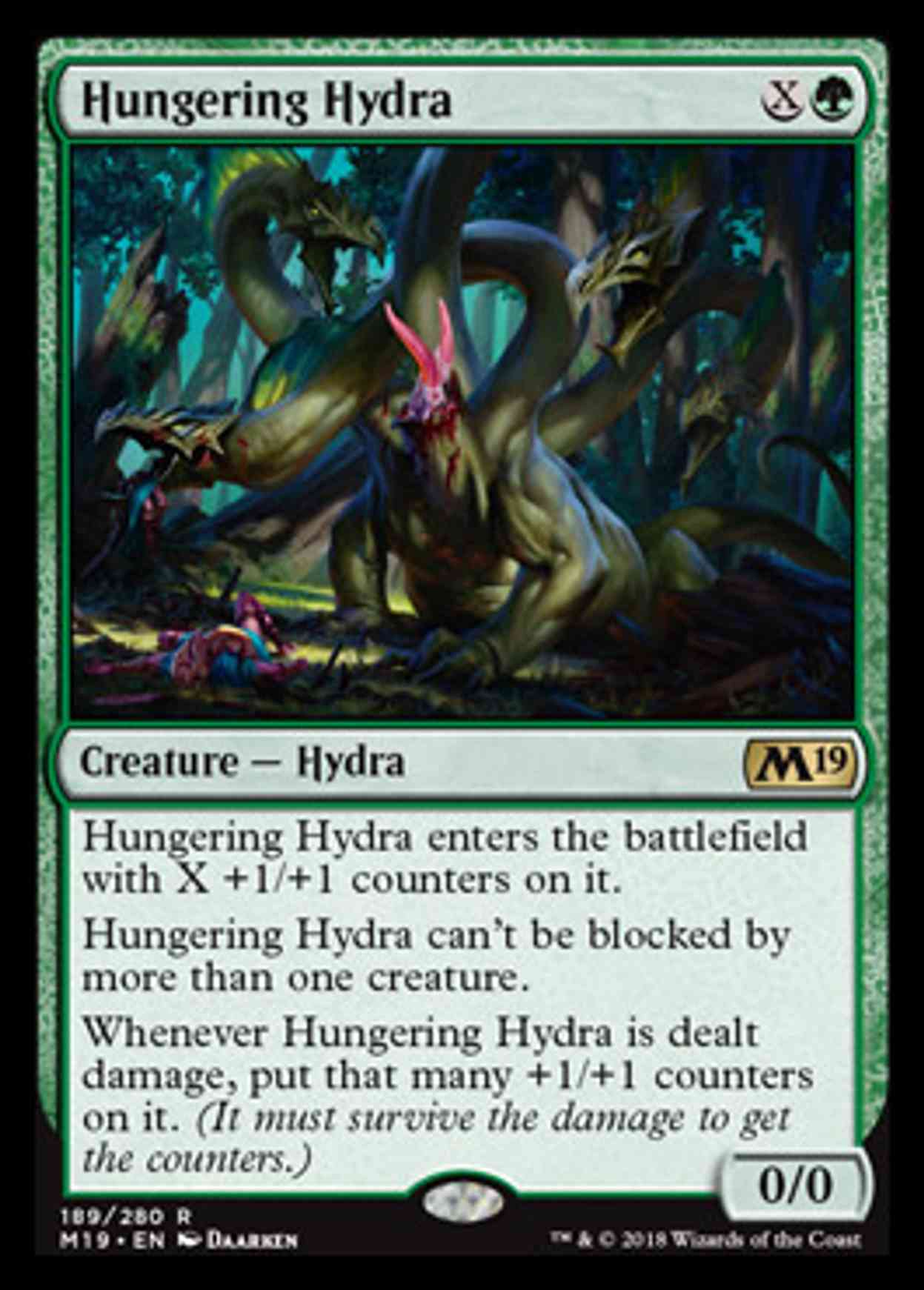 Hungering Hydra magic card front