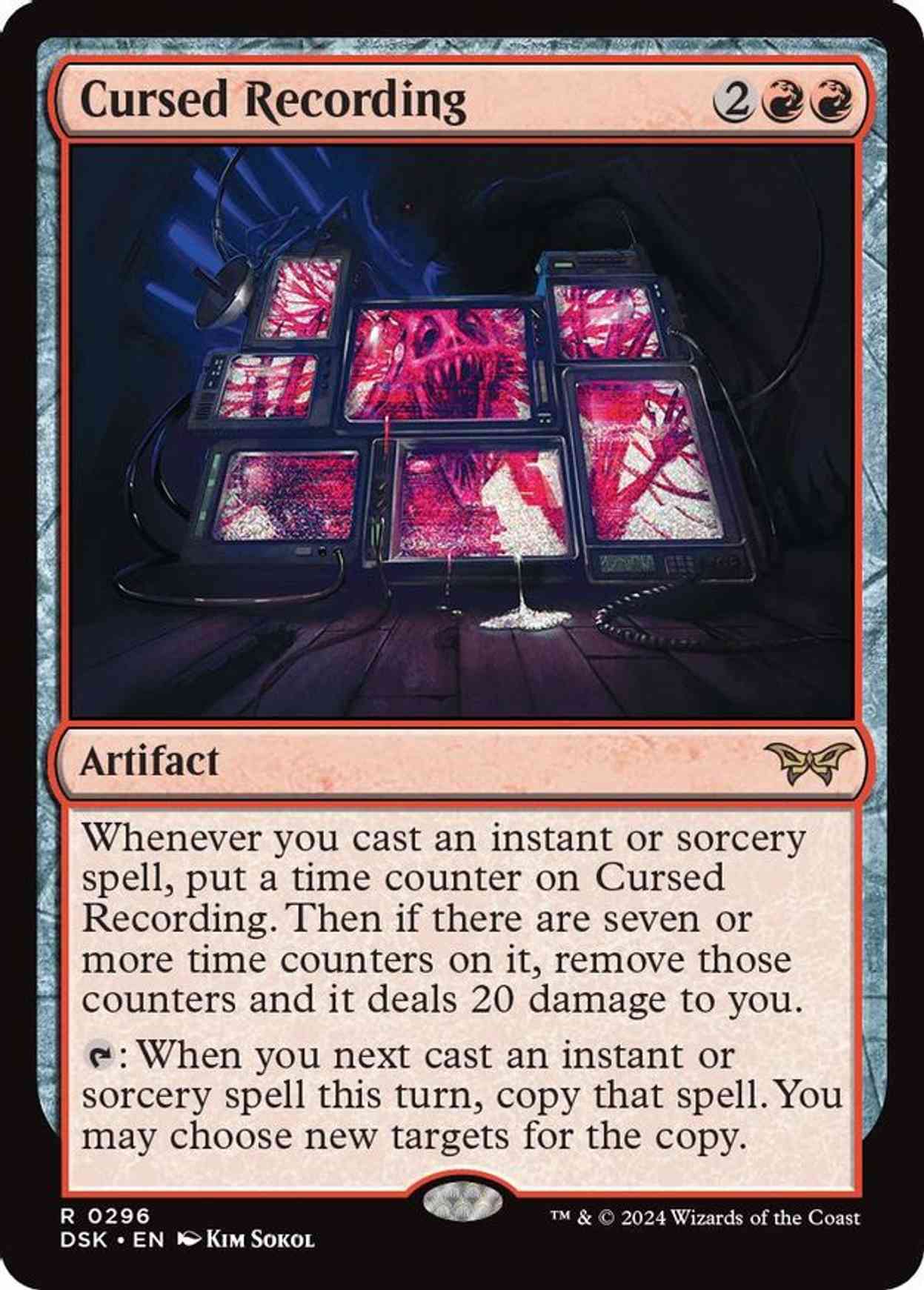 Cursed Recording (0296) magic card front