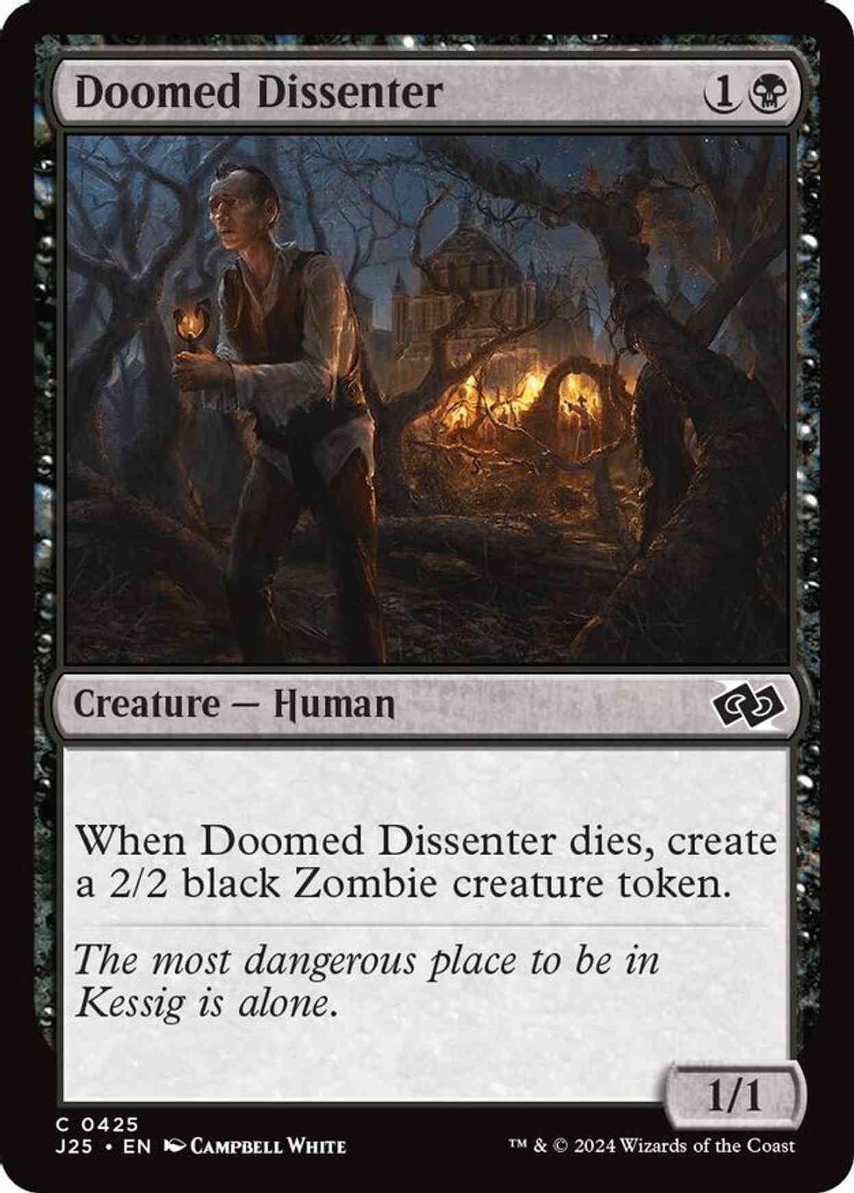 Doomed Dissenter magic card front