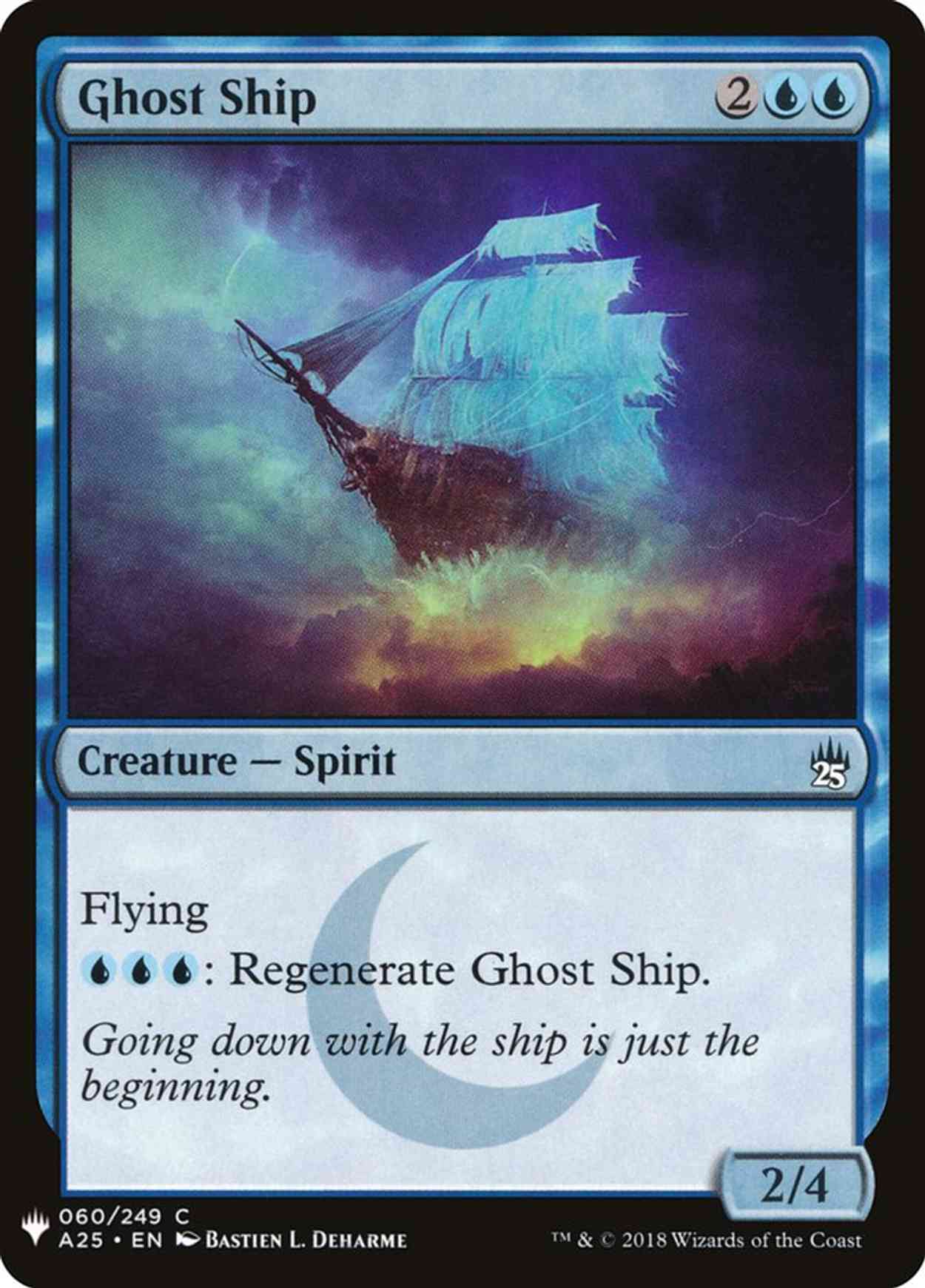 Ghost Ship magic card front