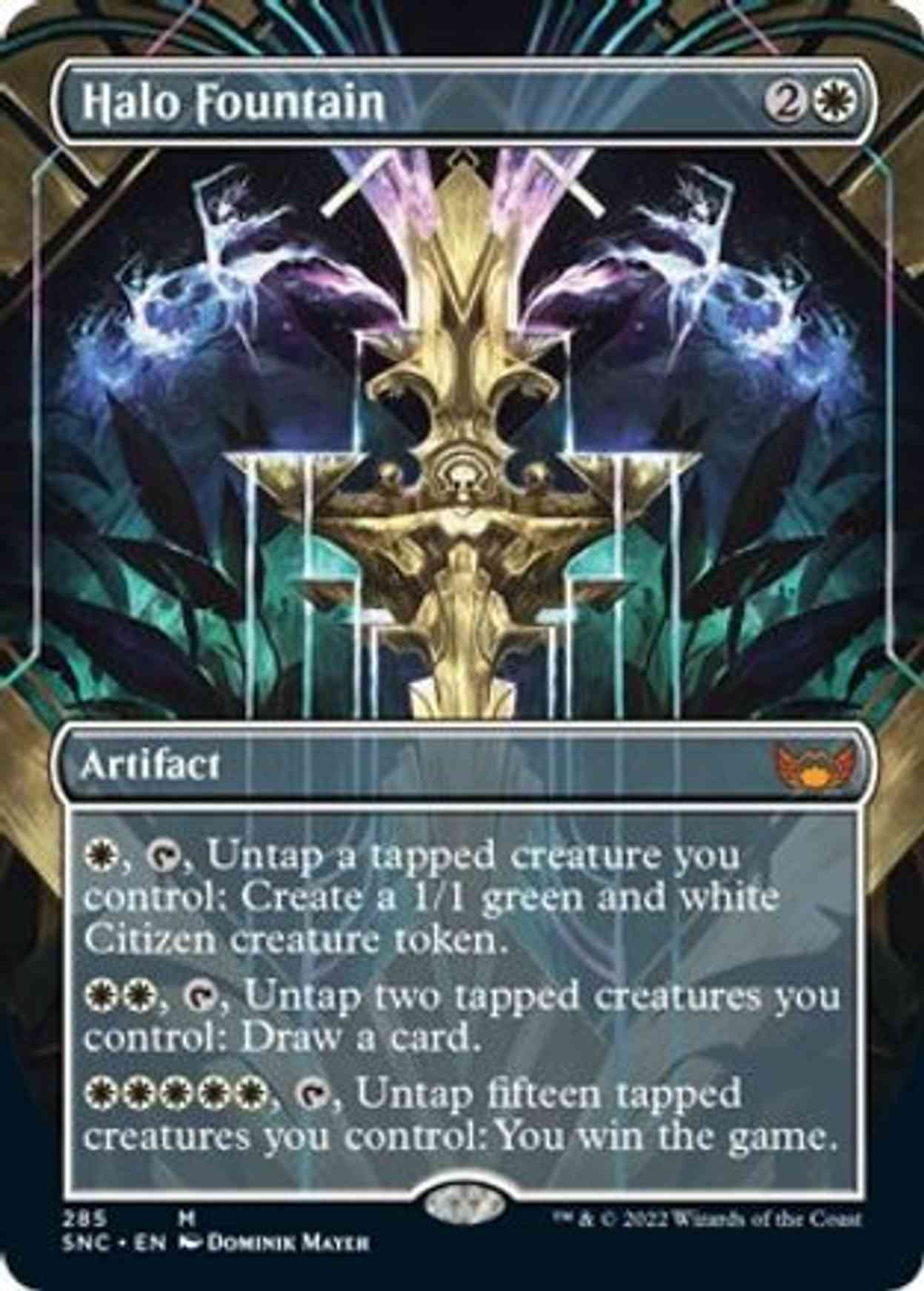 Halo Fountain (Borderless) magic card front