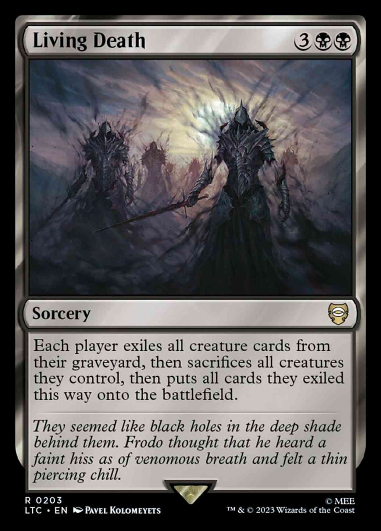 Living Death magic card front