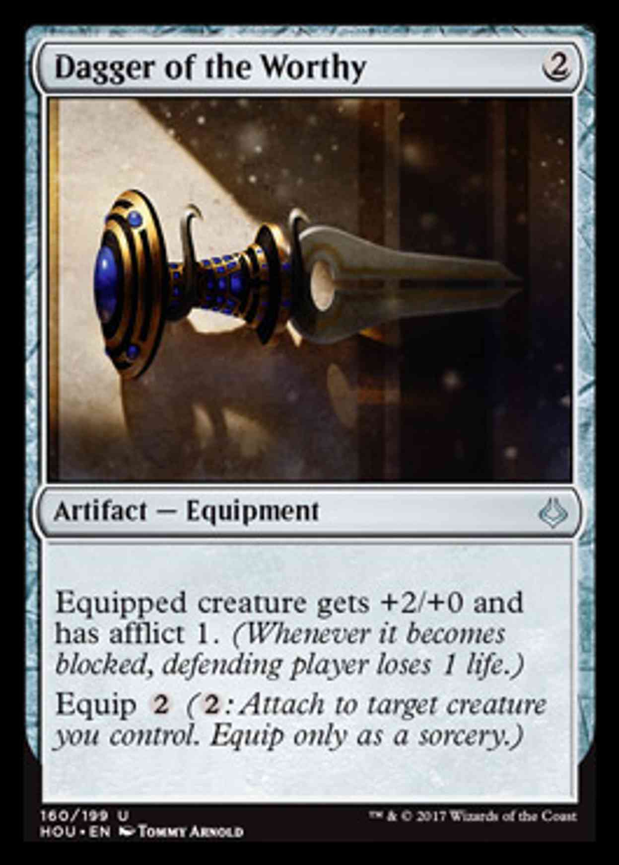 Dagger of the Worthy magic card front