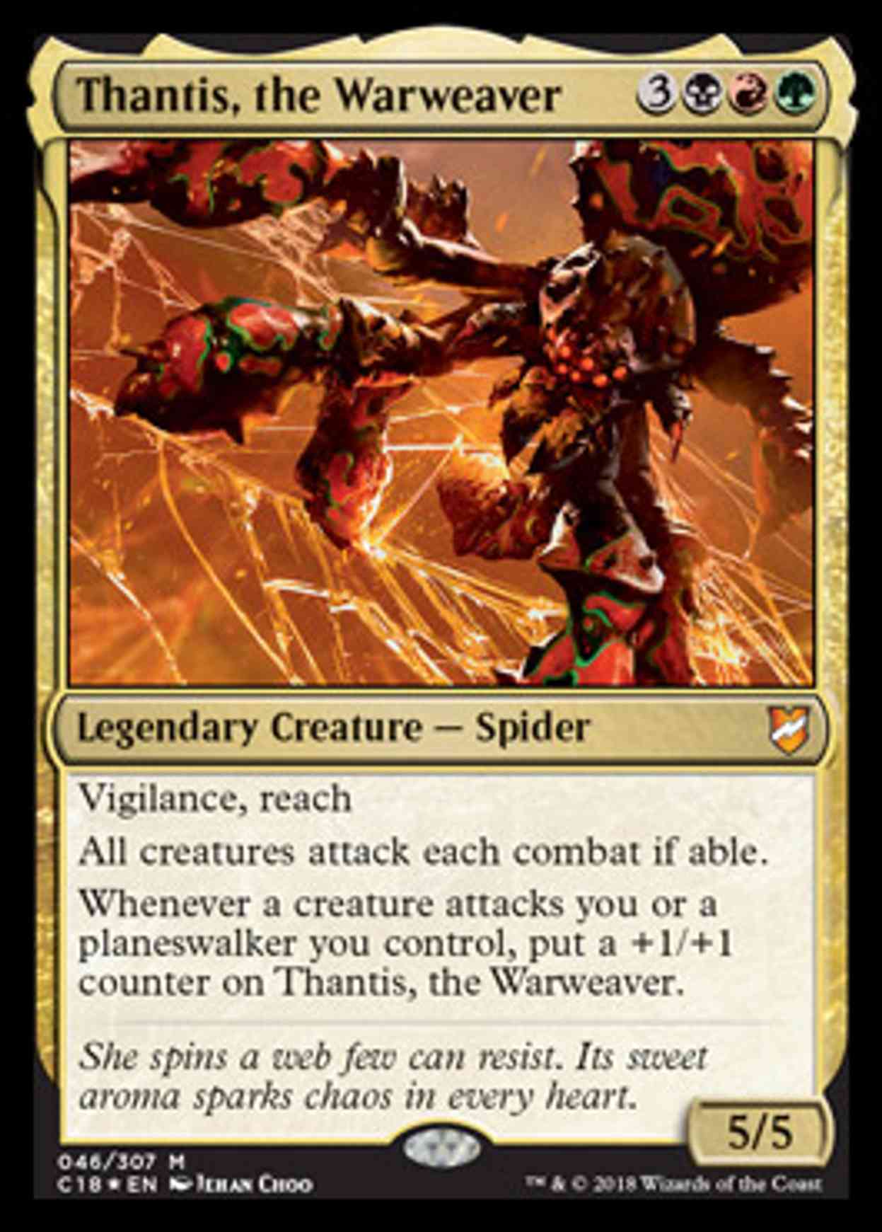 Thantis, the Warweaver magic card front