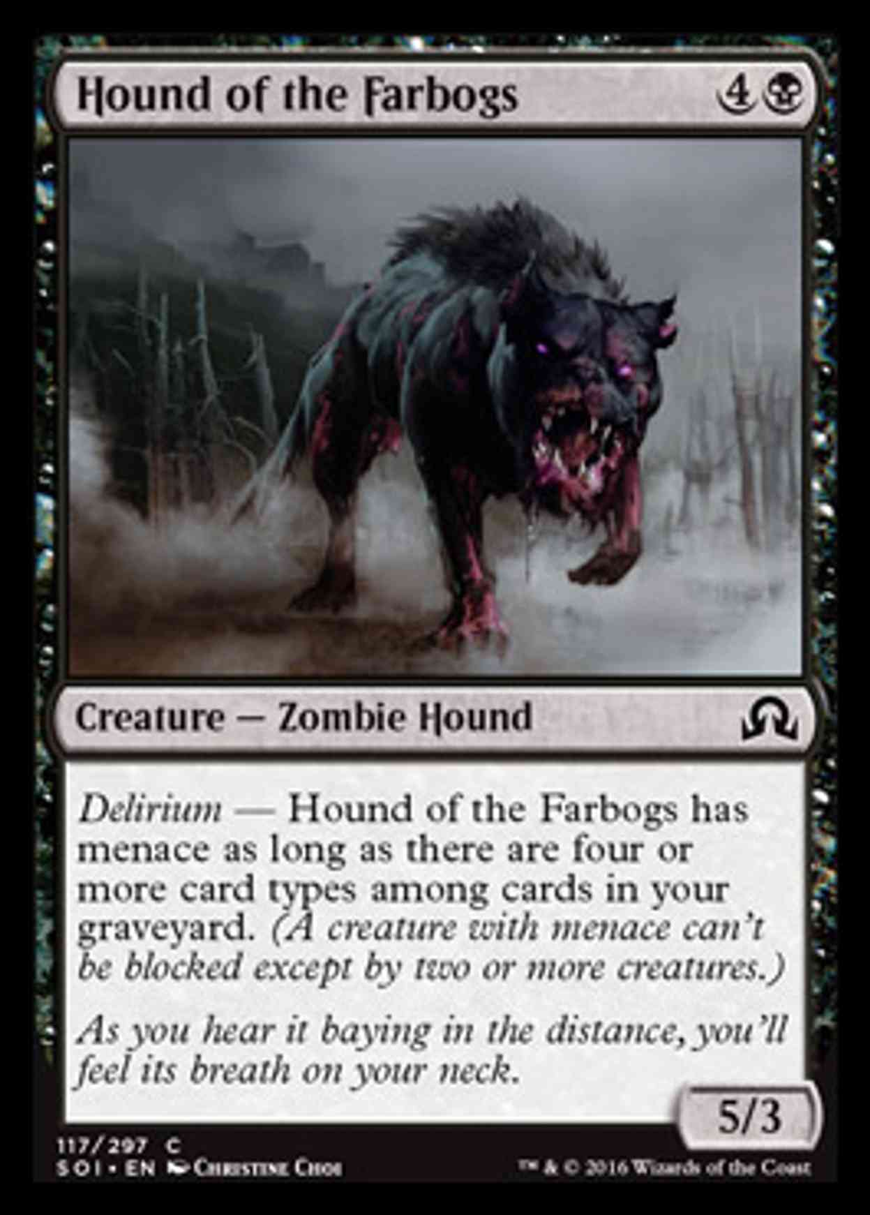 Hound of the Farbogs magic card front