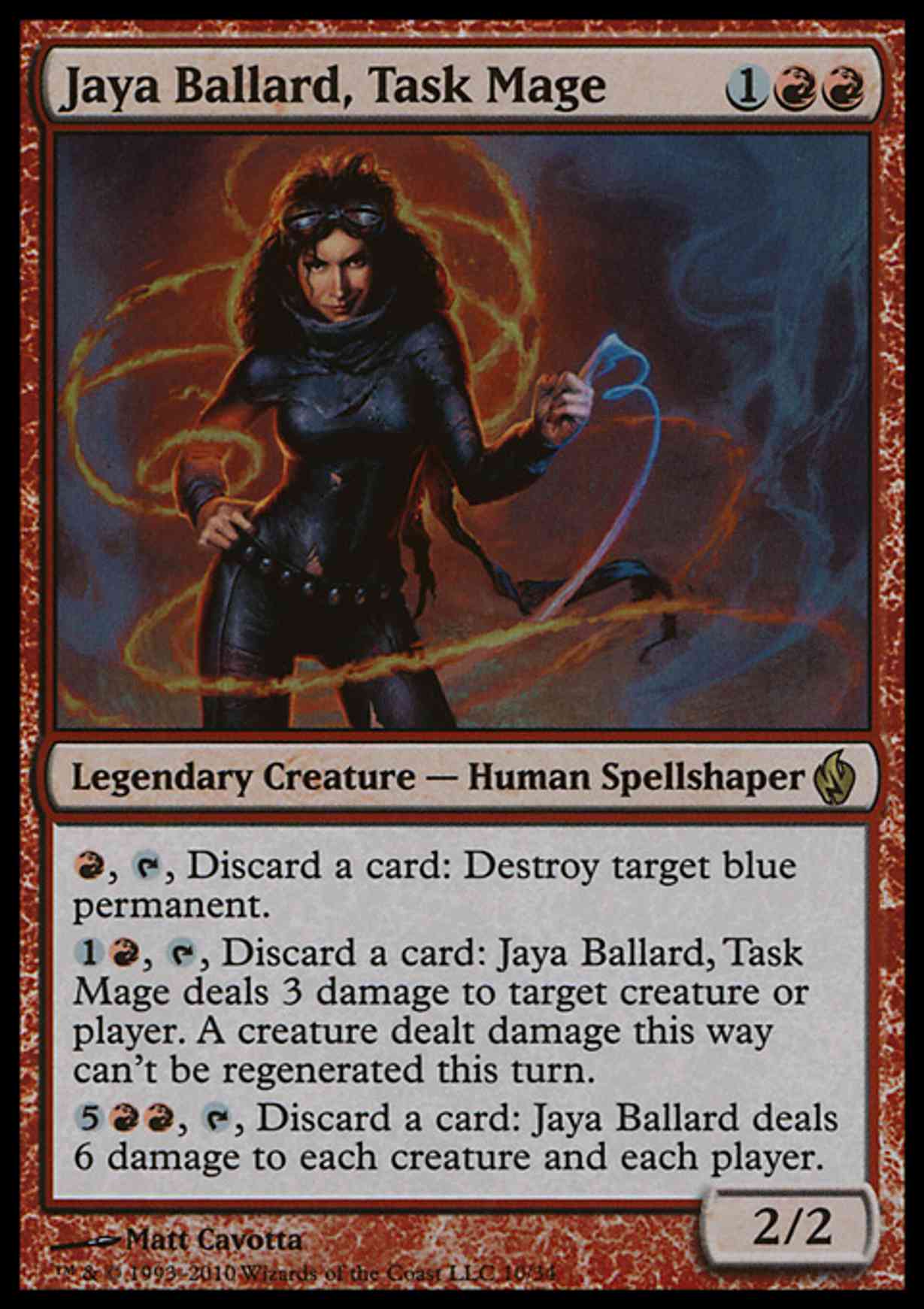 Jaya Ballard, Task Mage magic card front