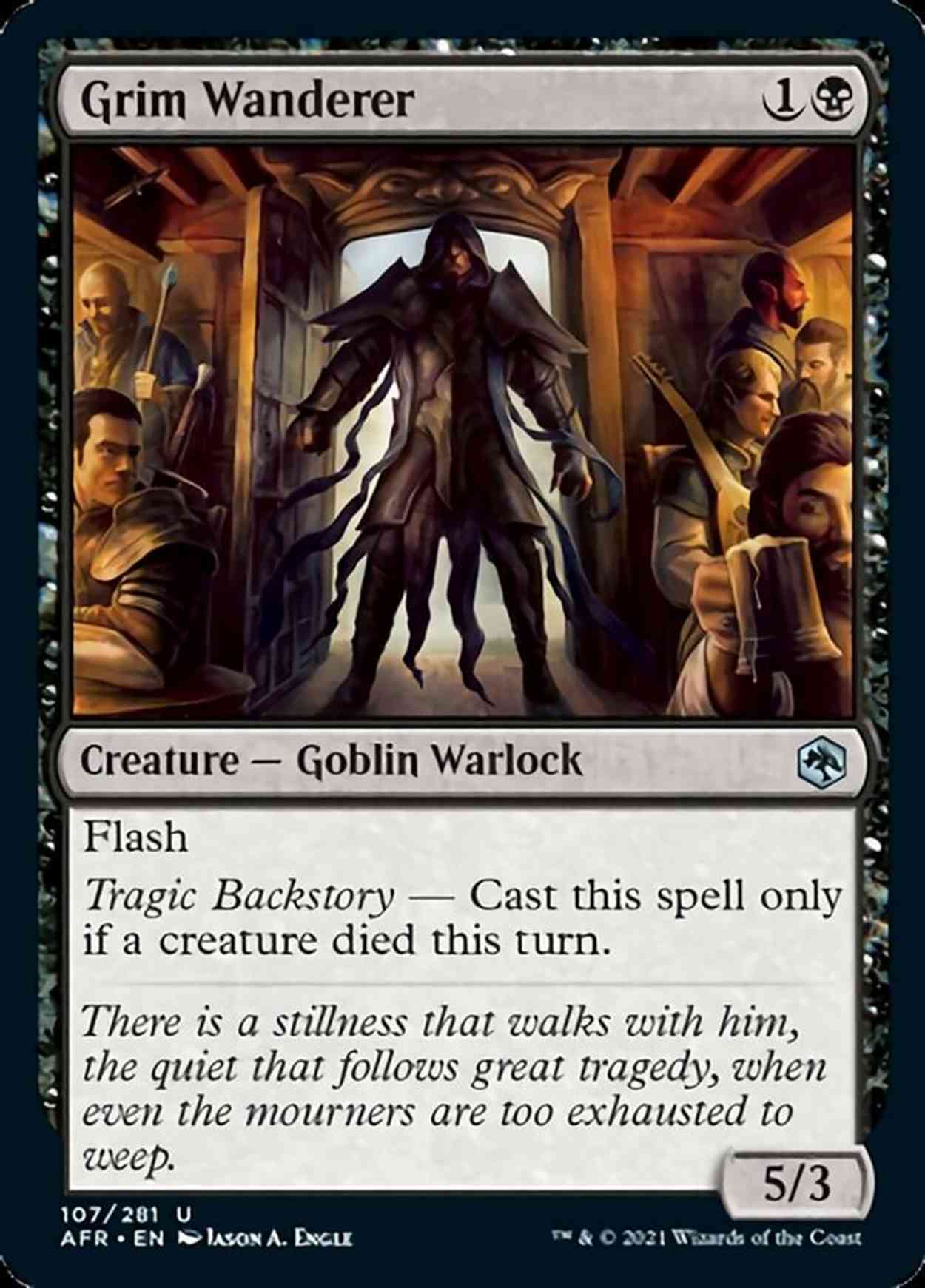 Grim Wanderer magic card front