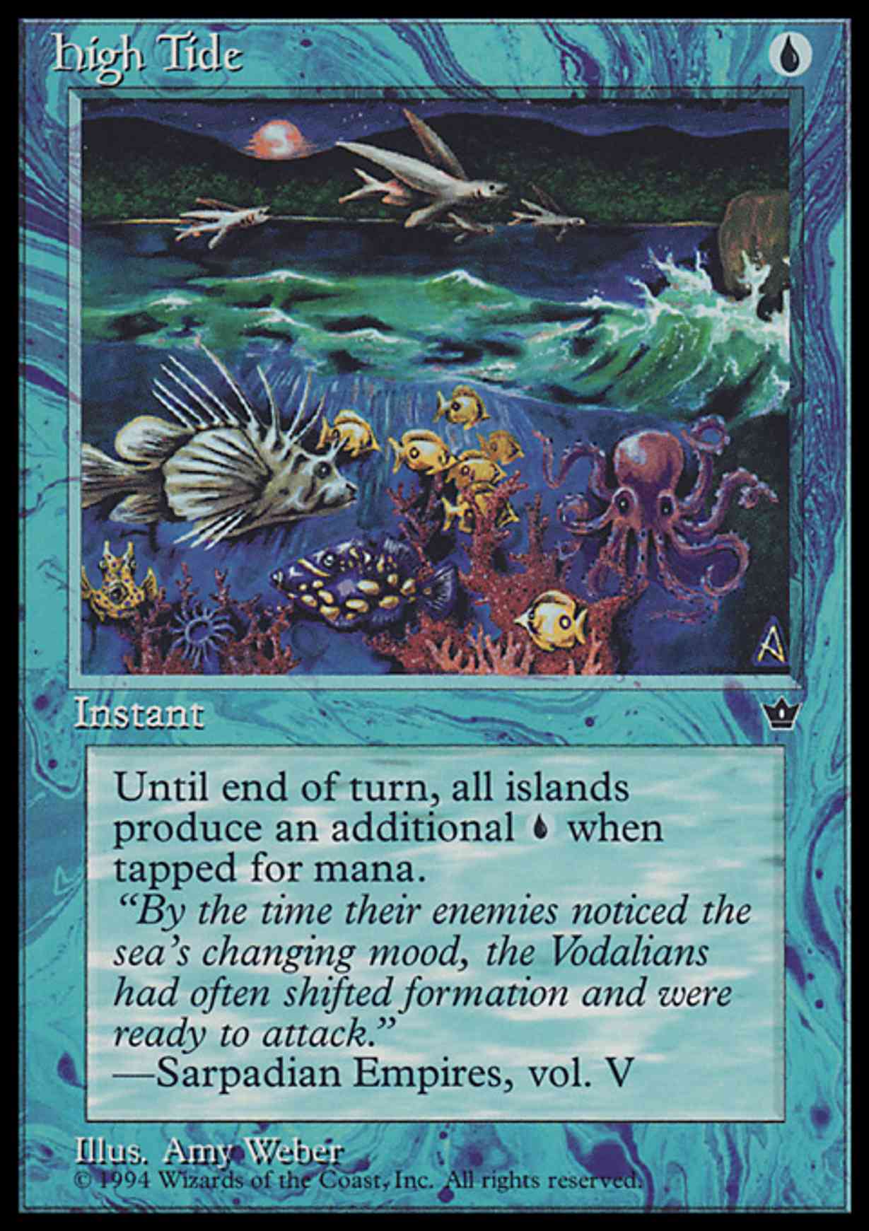 High Tide (Coral) magic card front