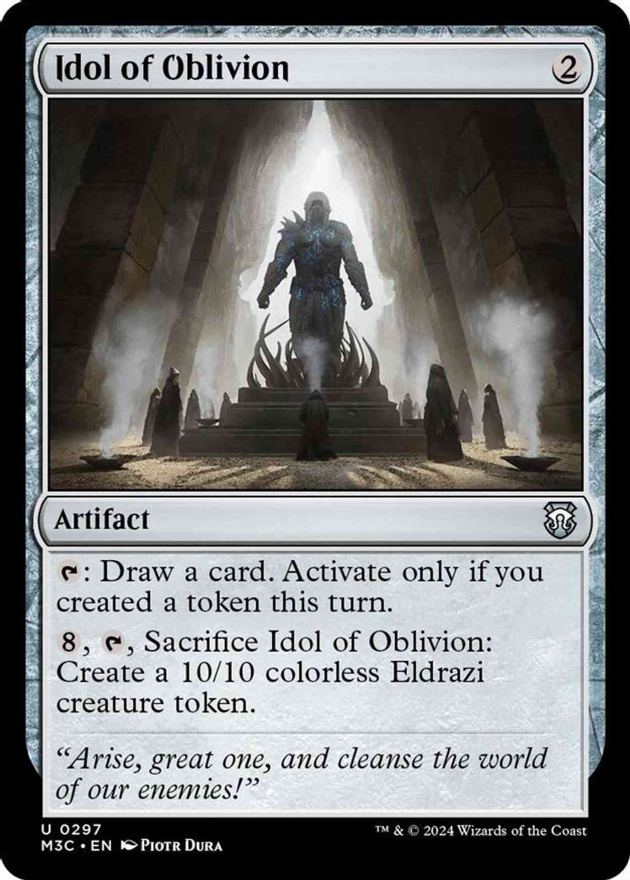 Idol of Oblivion (Ripple Foil) magic card front