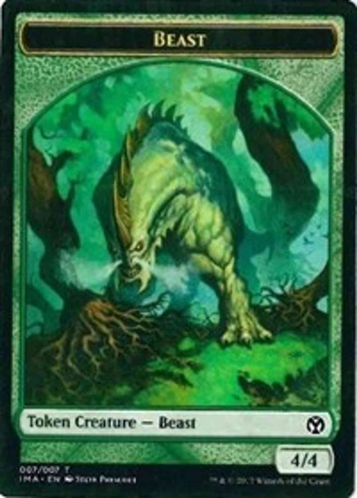 Beast Token (007) magic card front