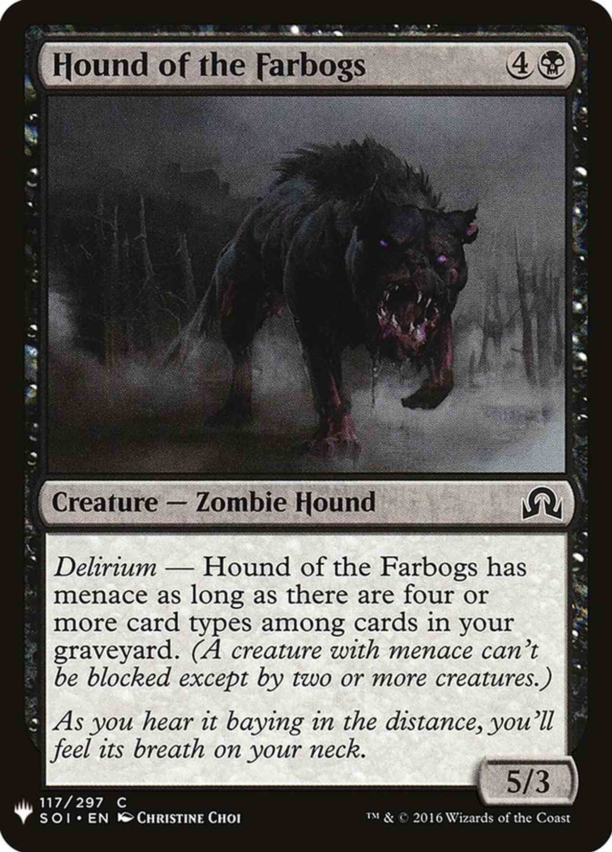 Hound of the Farbogs magic card front
