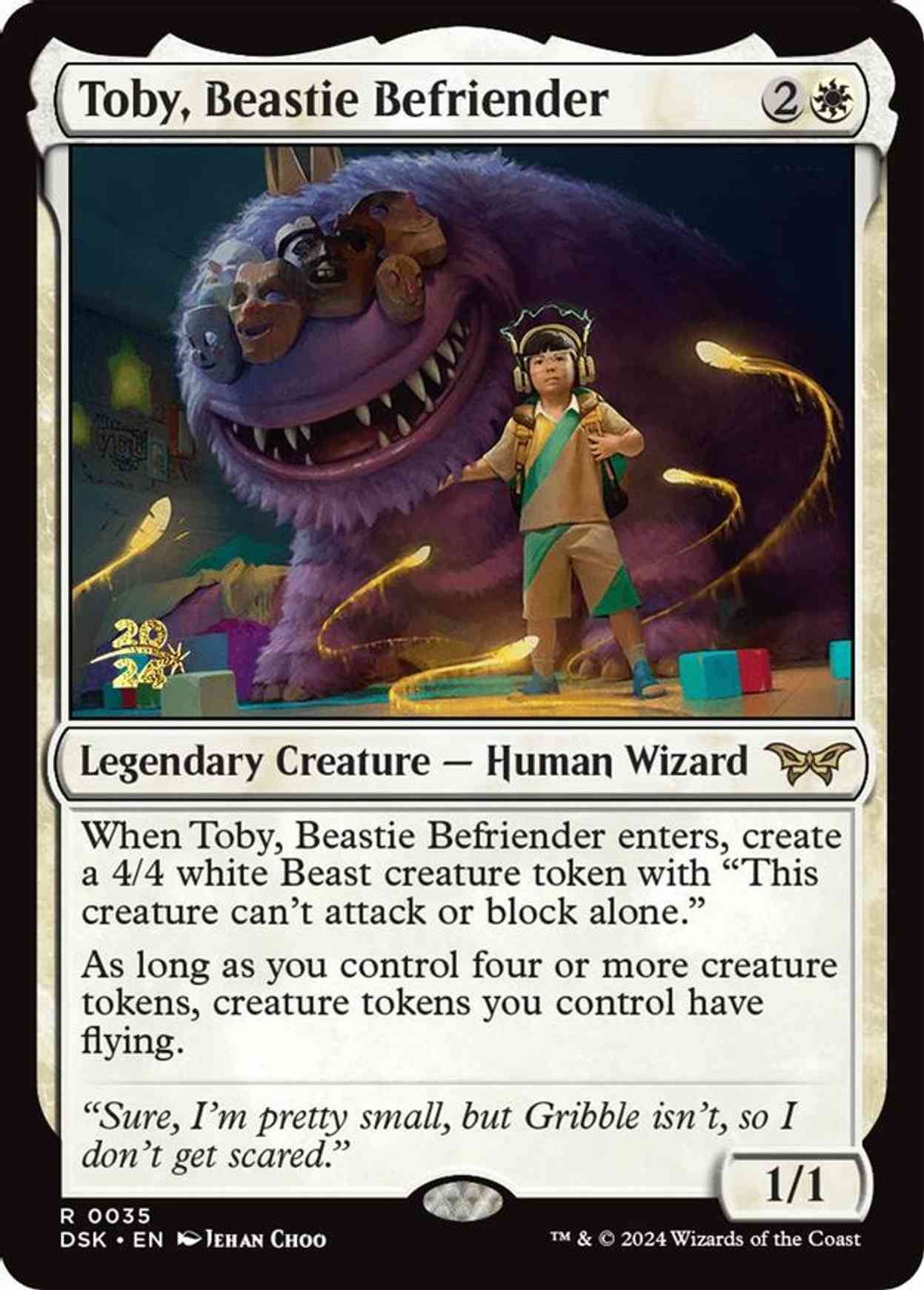 Toby, Beastie Befriender magic card front