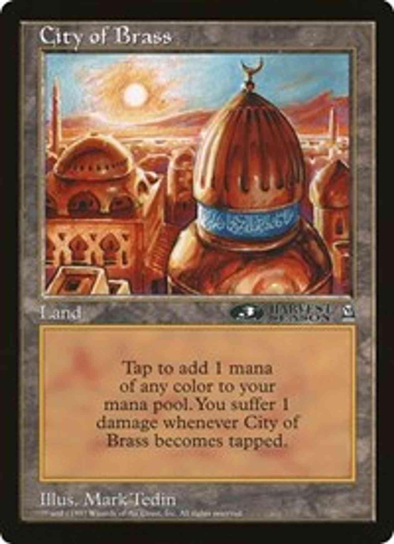 City of Brass (4th Place) (Oversized) magic card front