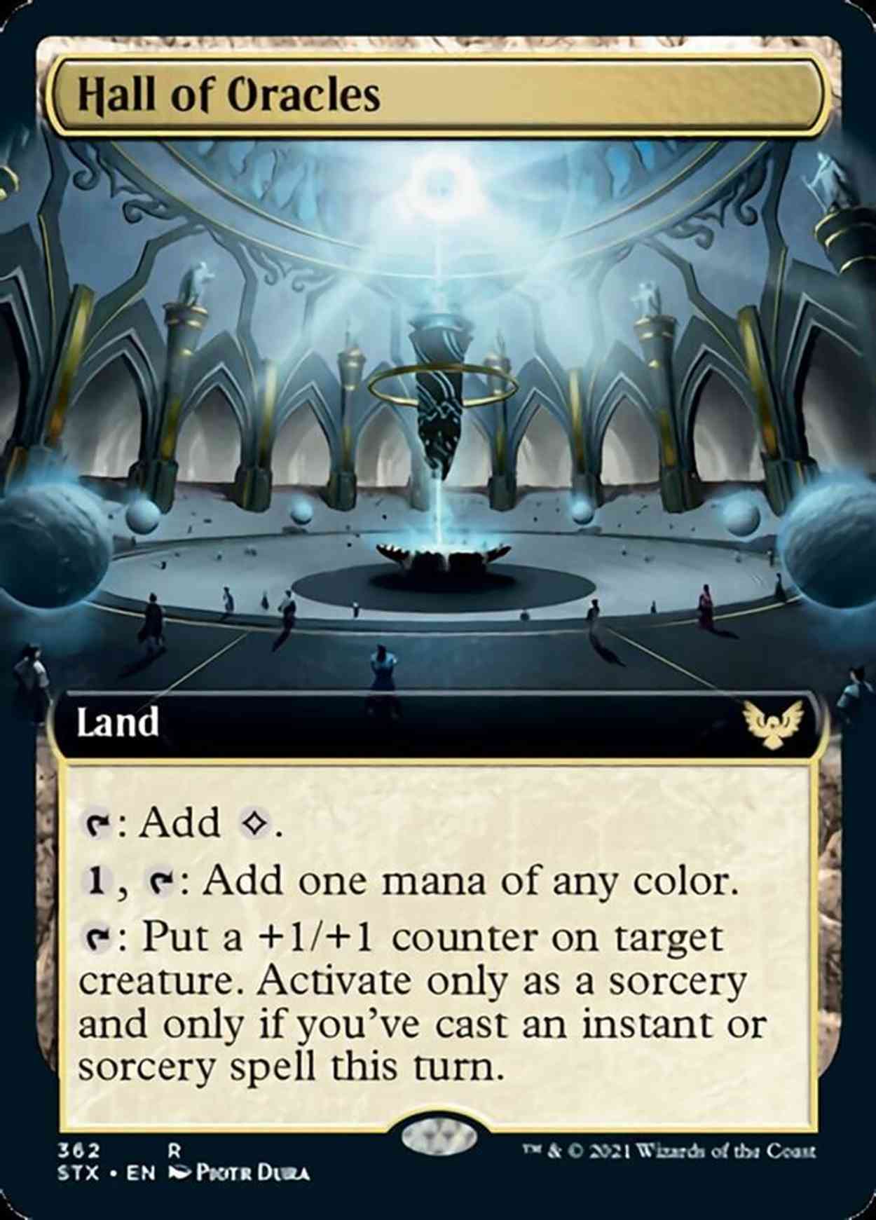 Hall of Oracles (Extended Art) magic card front