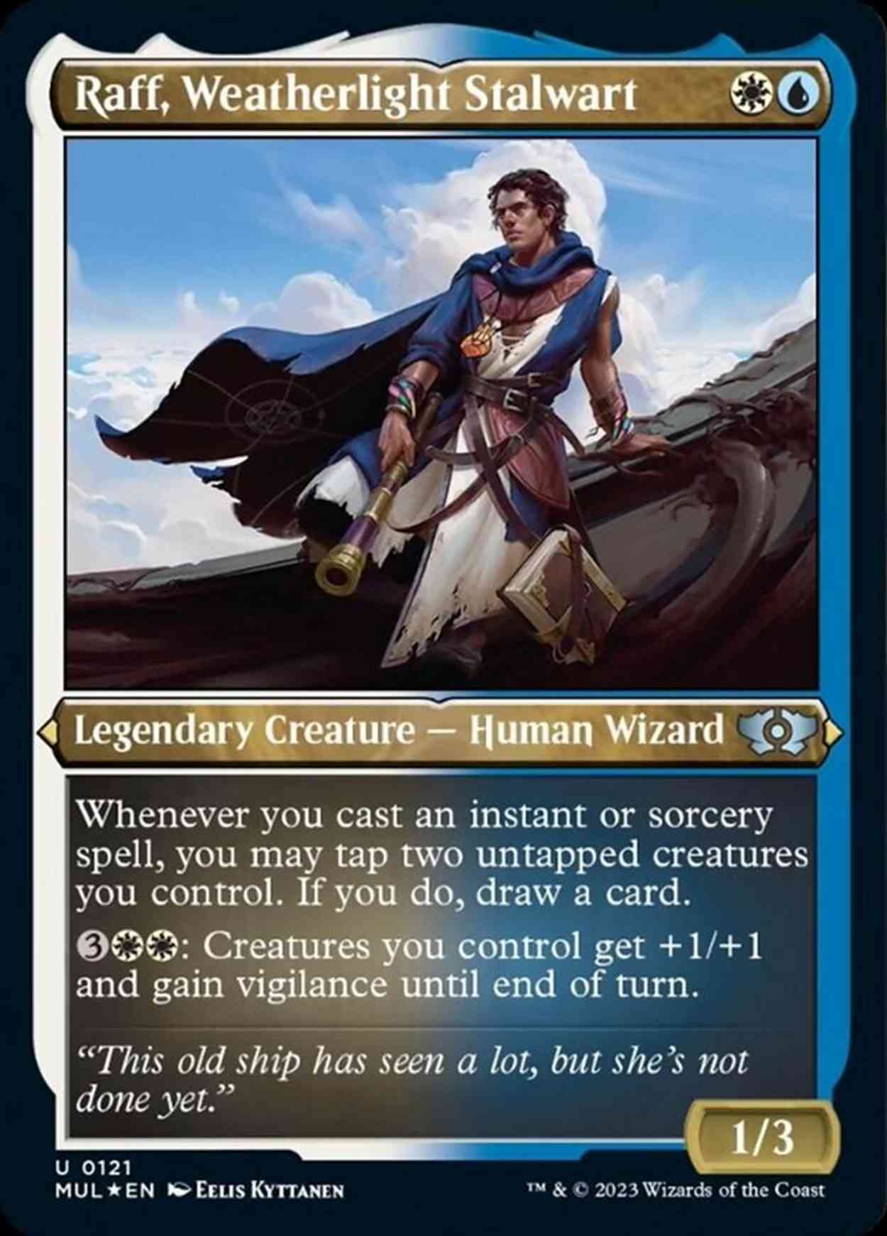 Raff, Weatherlight Stalwart (Foil Etched) magic card front