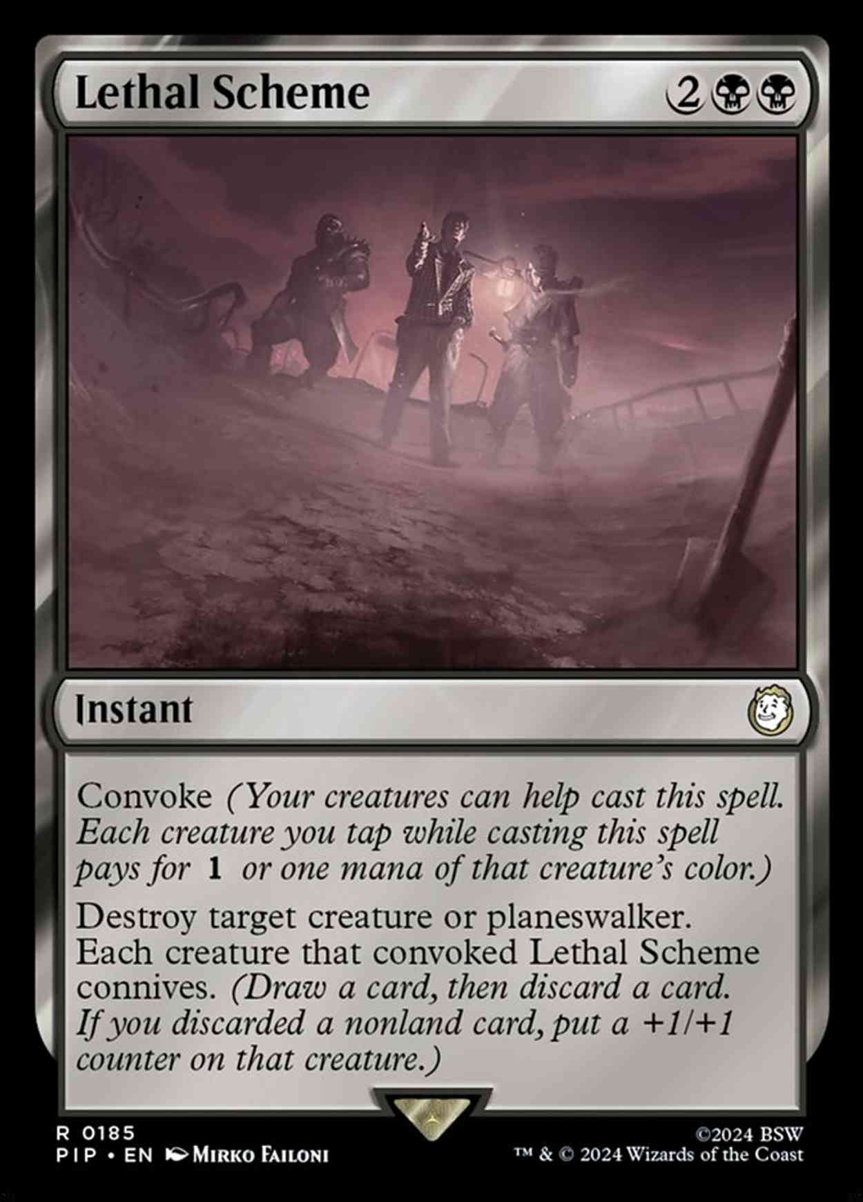 Lethal Scheme magic card front