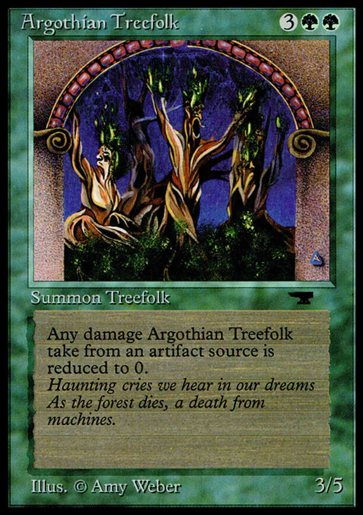 Argothian Treefolk magic card front