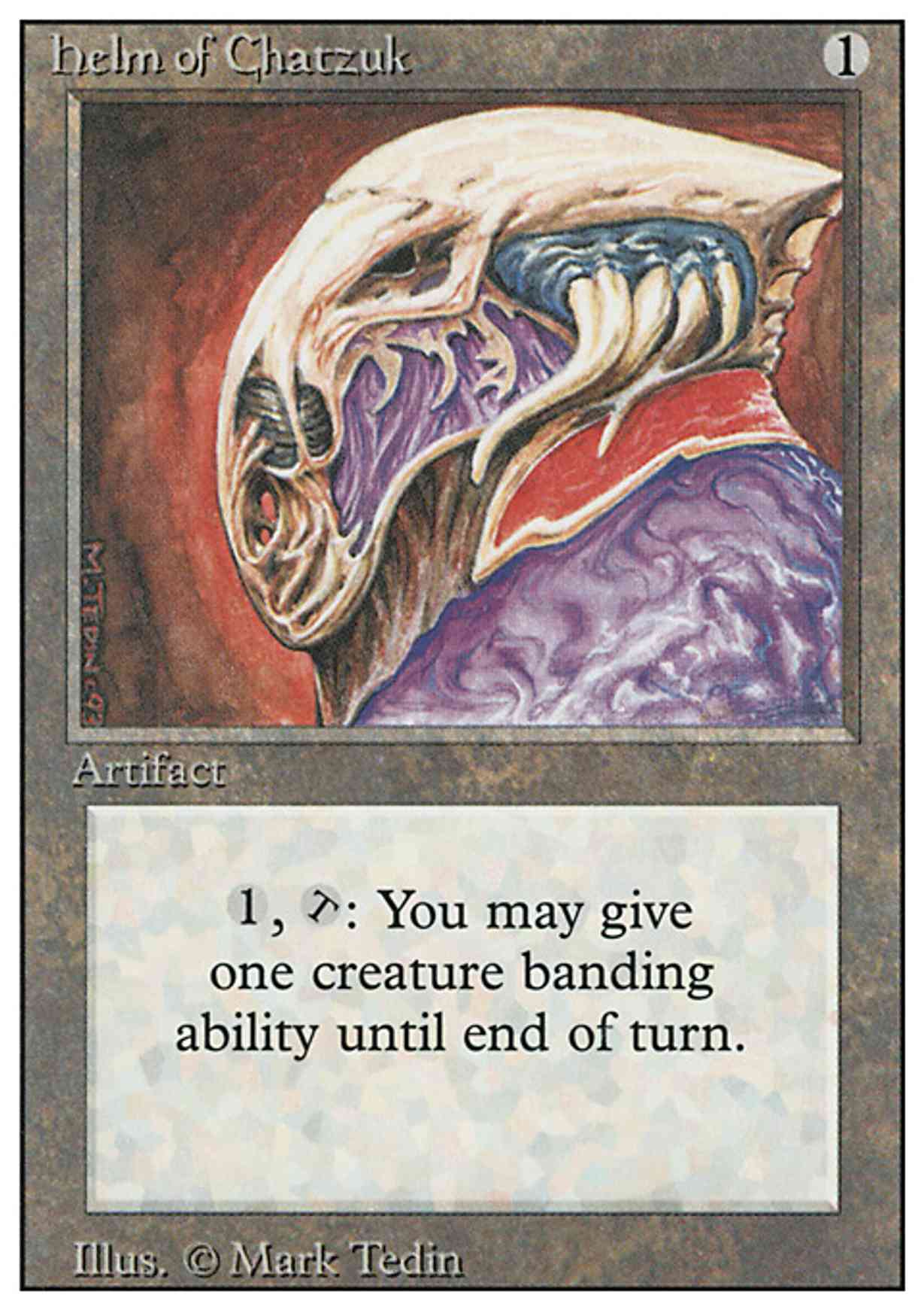 Helm of Chatzuk magic card front