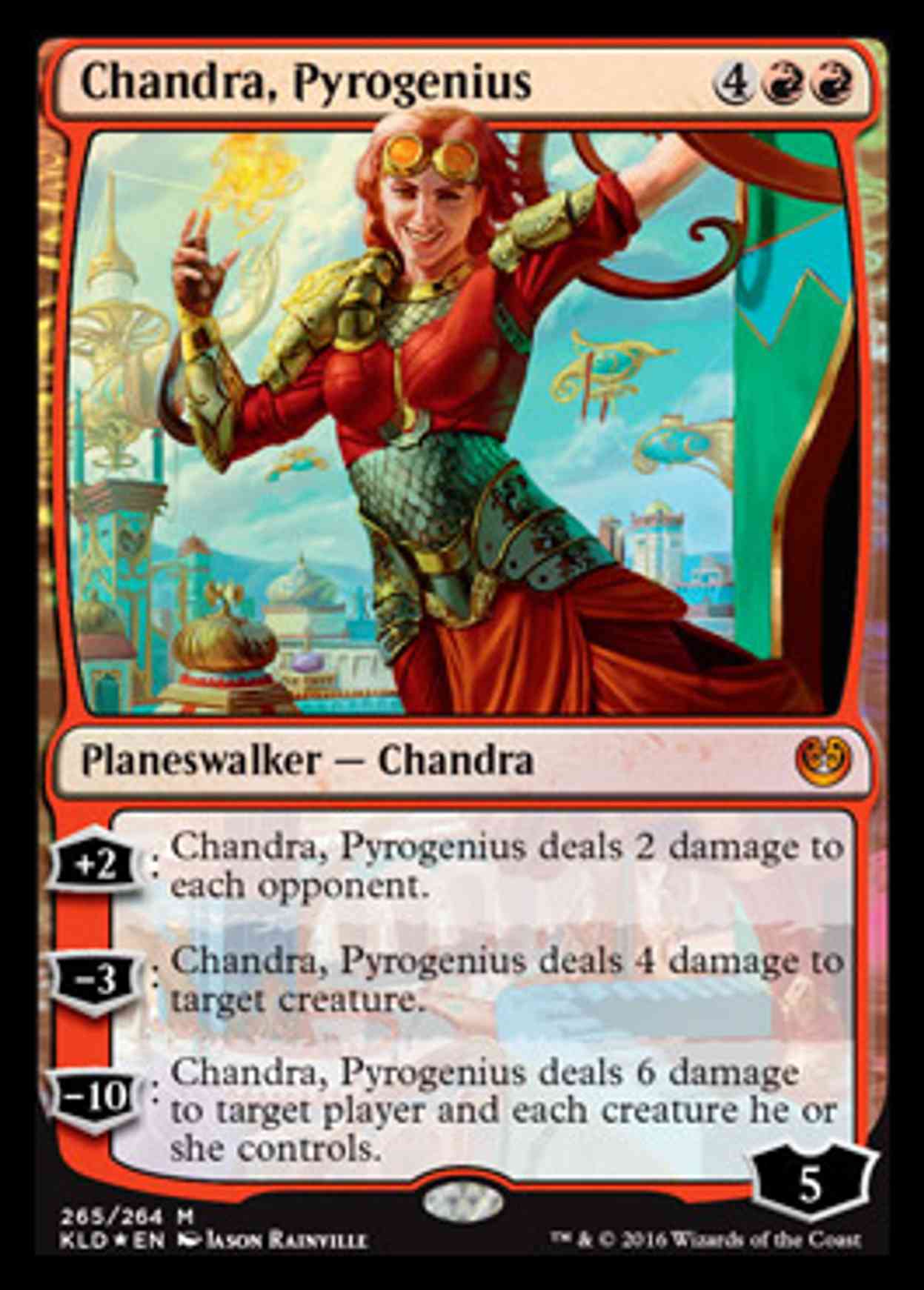 Chandra, Pyrogenius magic card front