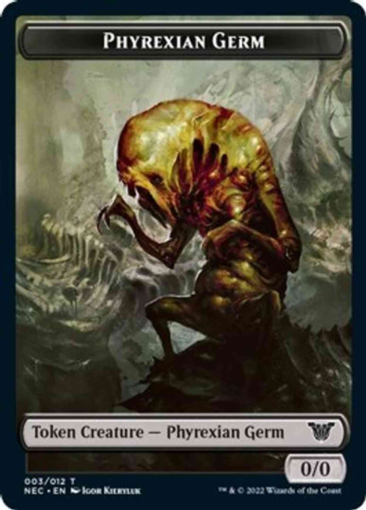 Phyrexian Germ // Spirit Double Sided Token magic card front