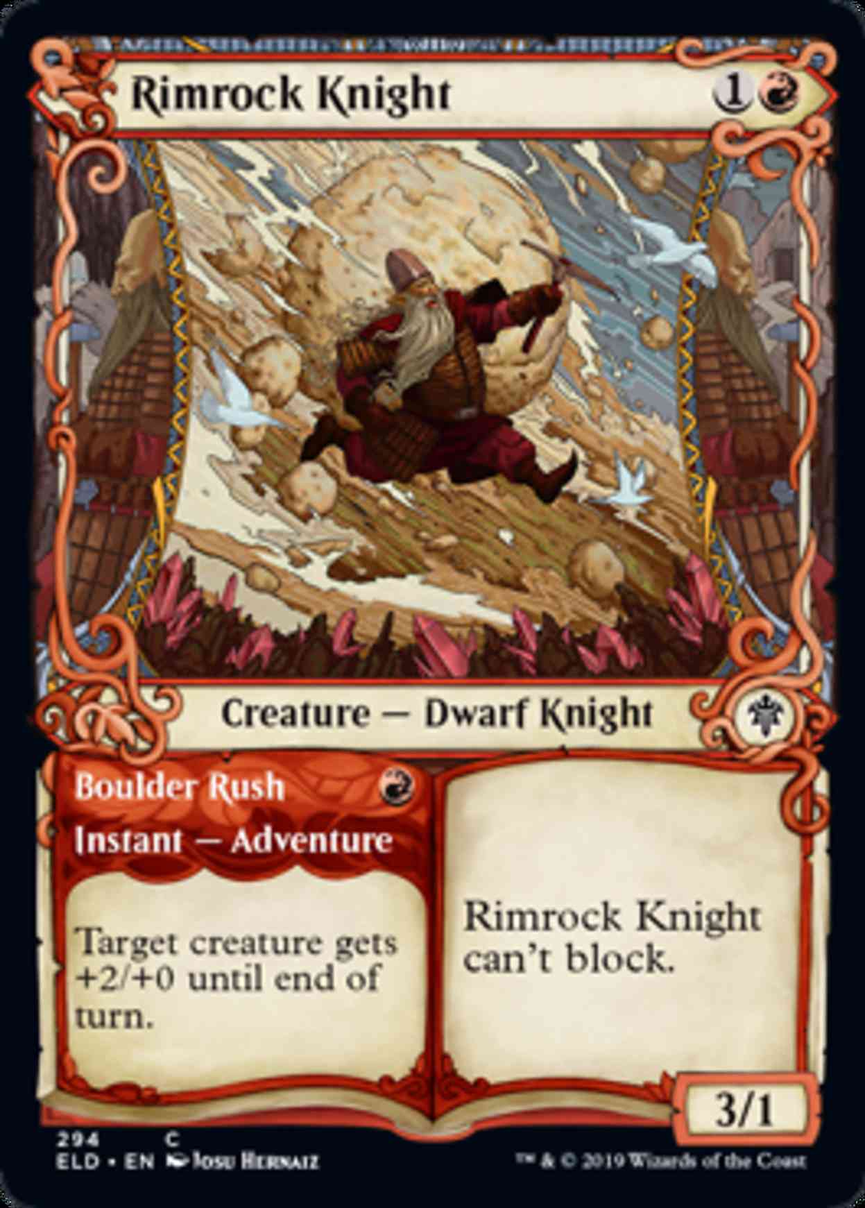 Rimrock Knight (Showcase) magic card front