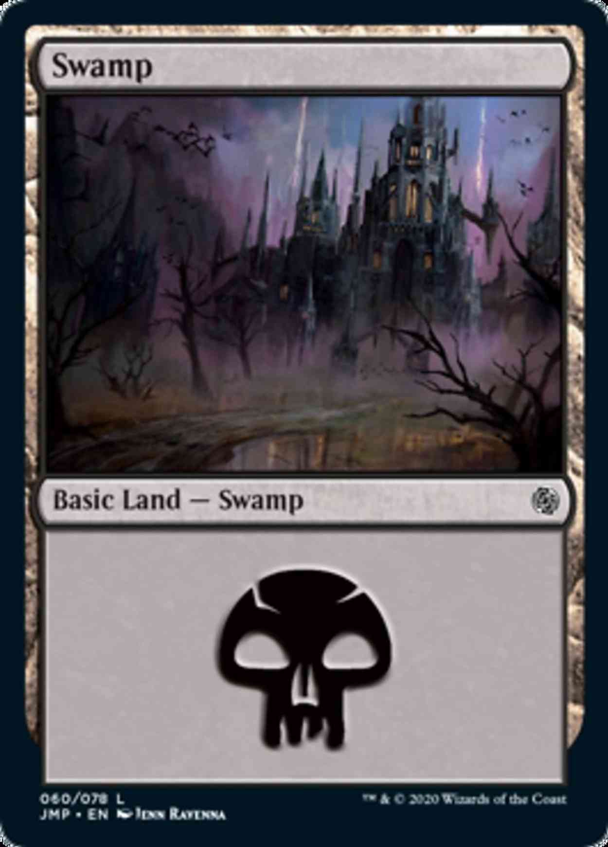Swamp (60) magic card front