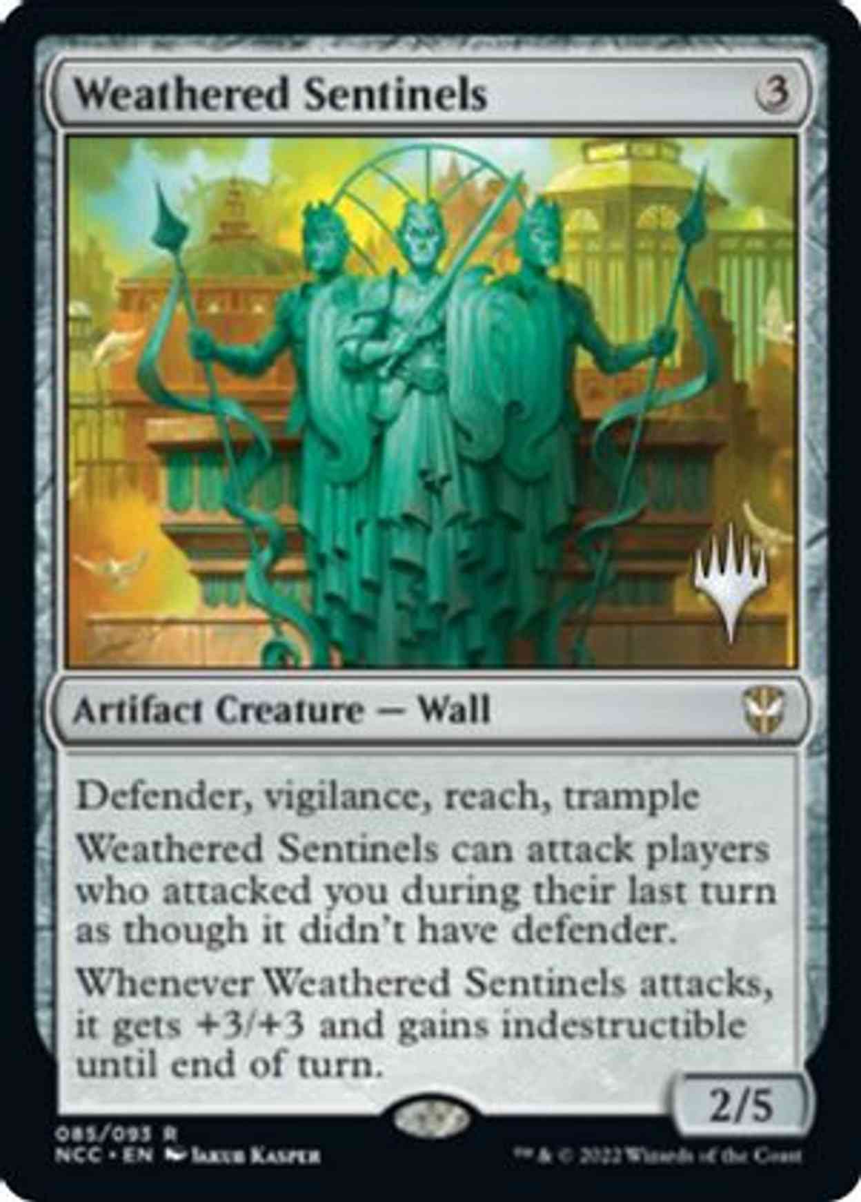 Weathered Sentinels magic card front