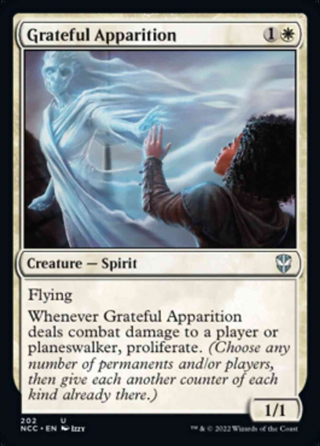 Grateful Apparition magic card front