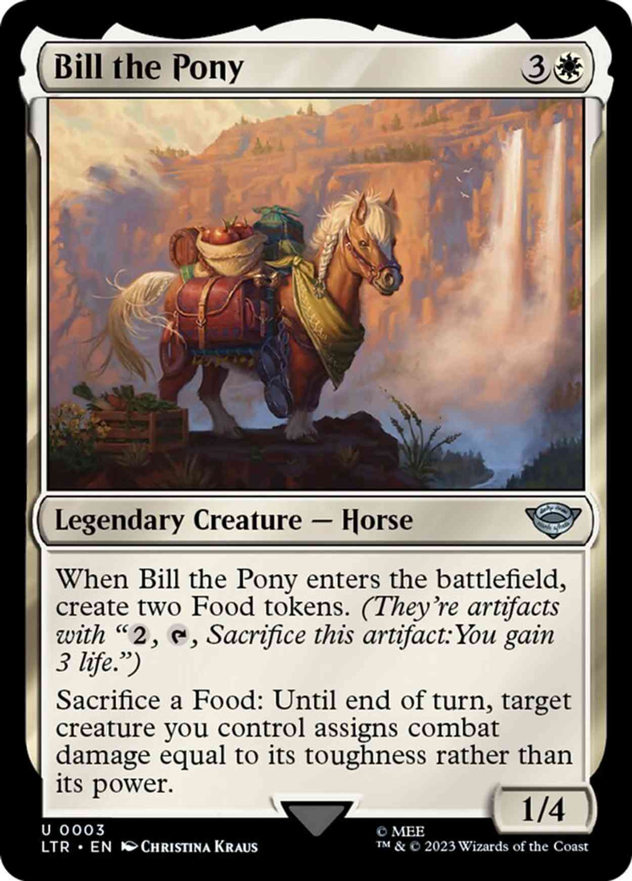 Bill the Pony magic card front