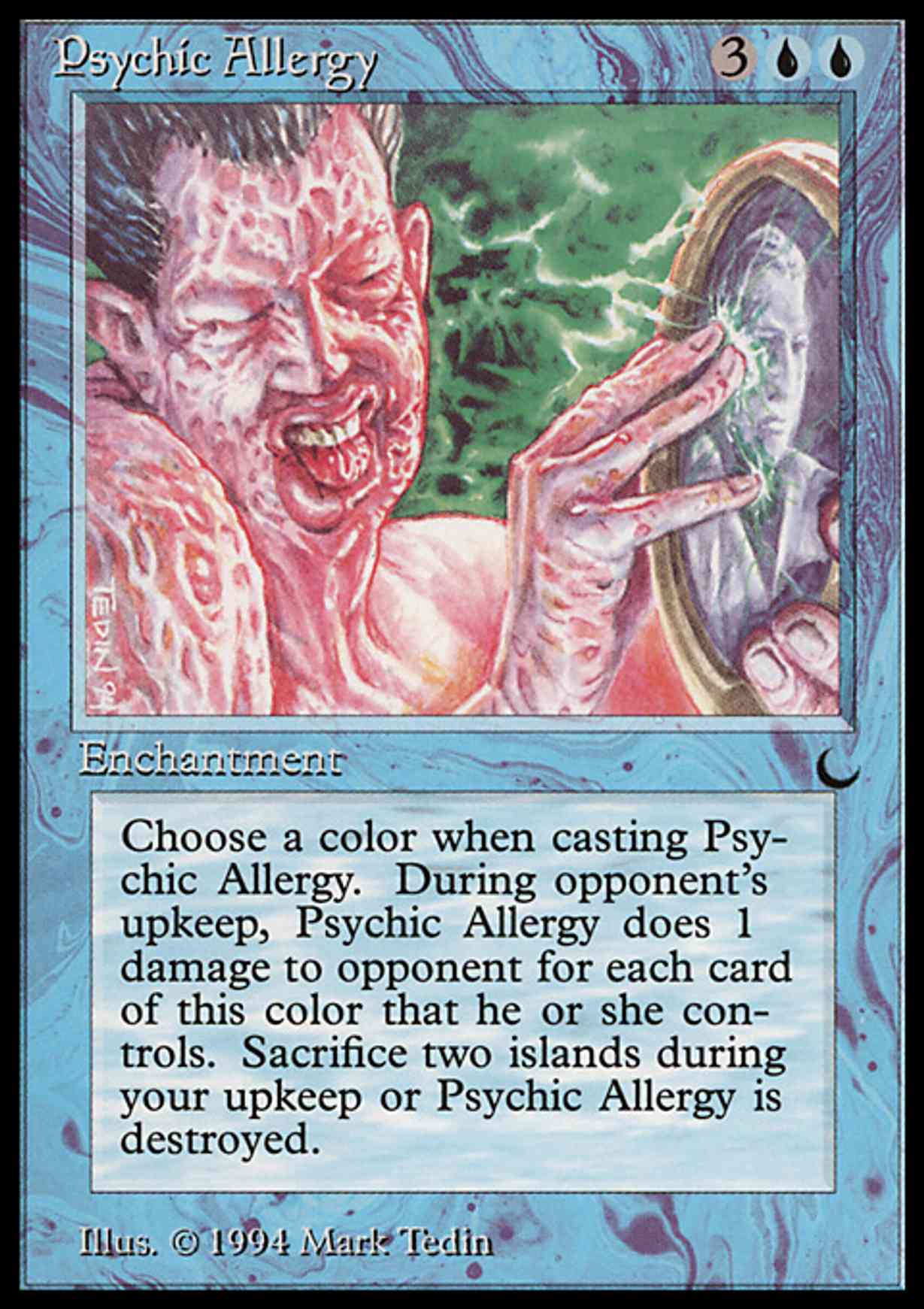 Psychic Allergy magic card front