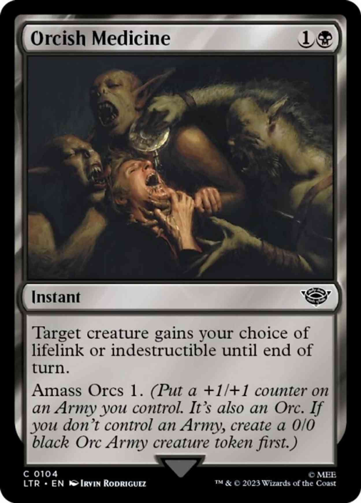 Orcish Medicine magic card front