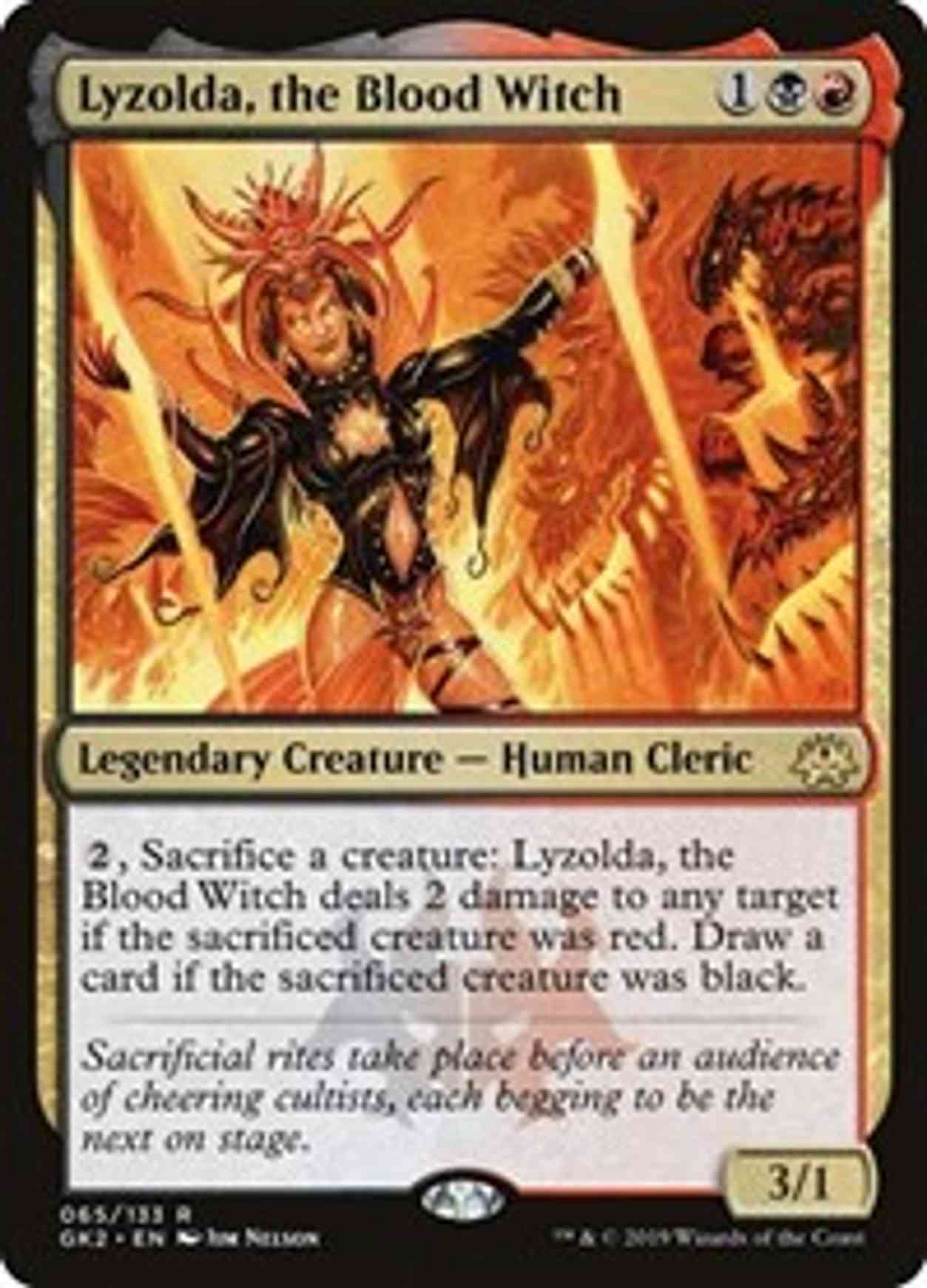 Lyzolda, the Blood witch magic card front