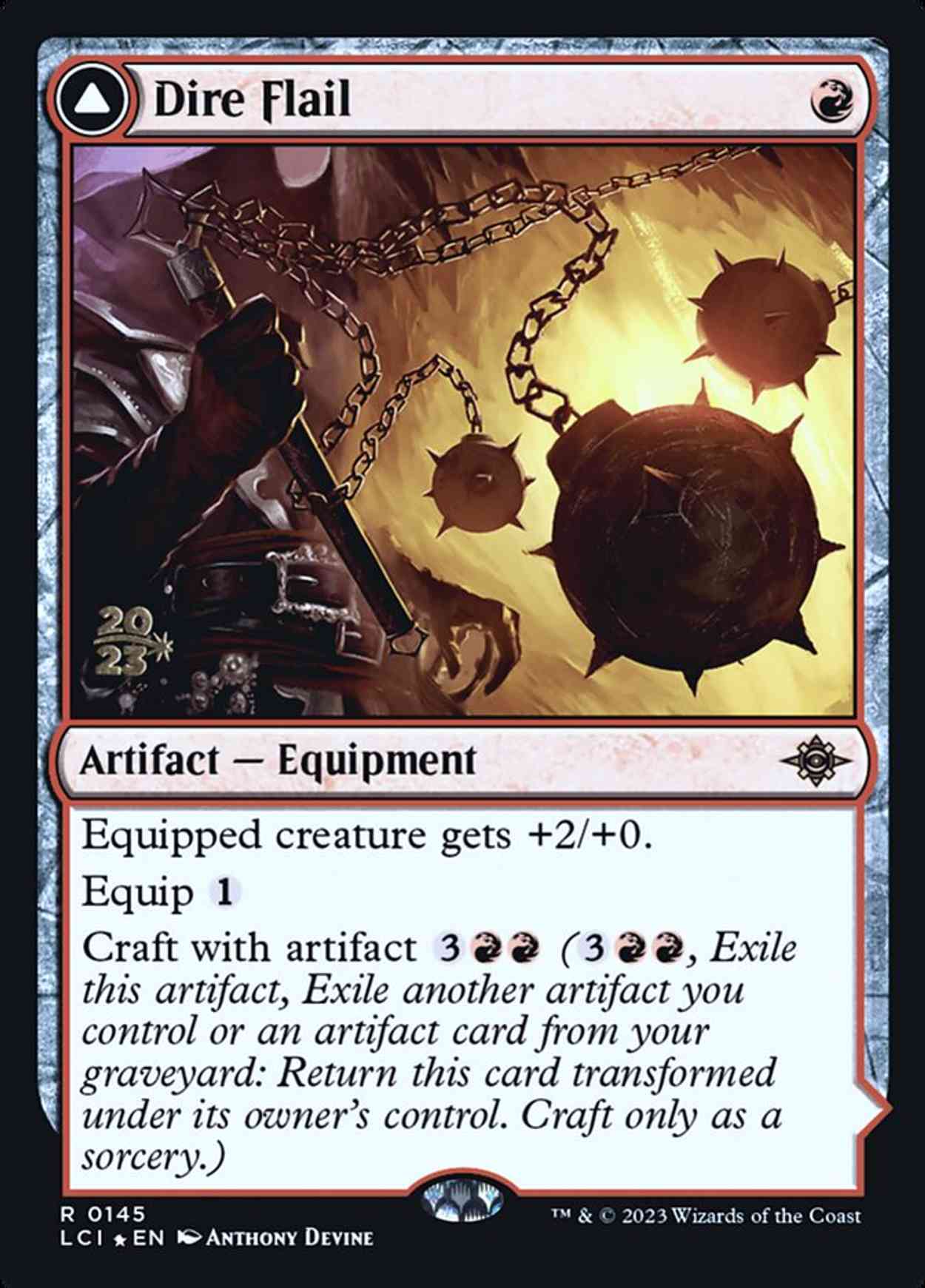 Dire Flail Price from mtg Prerelease Cards