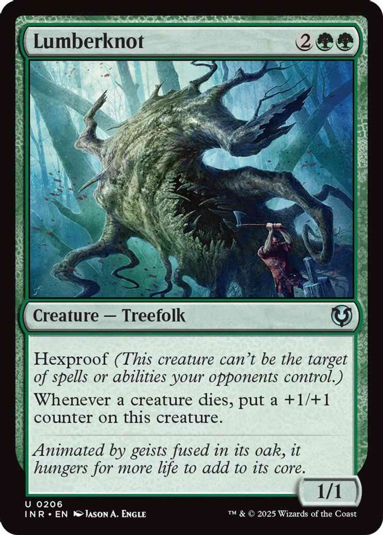 Lumberknot magic card front