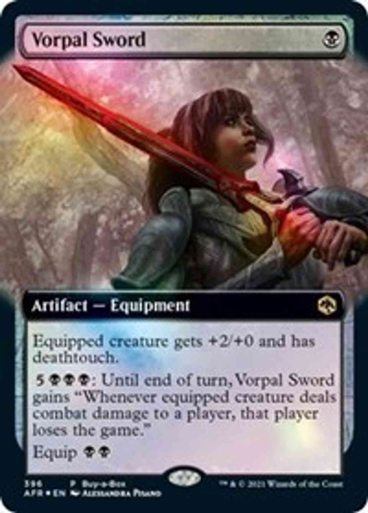 Vorpal Sword (Extended Art) Price from mtg Buy-a-Box Promos