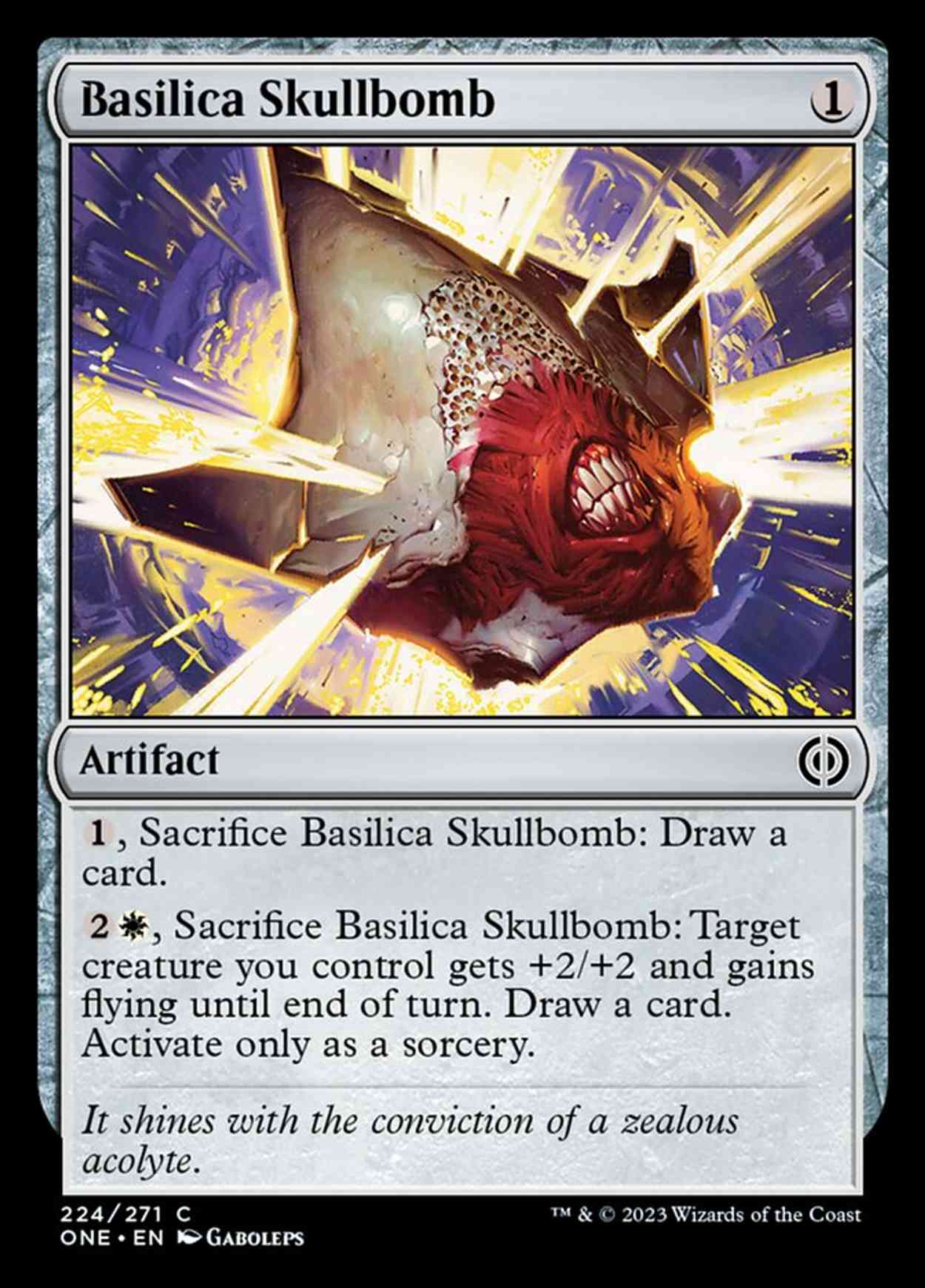 Basilica Skullbomb magic card front