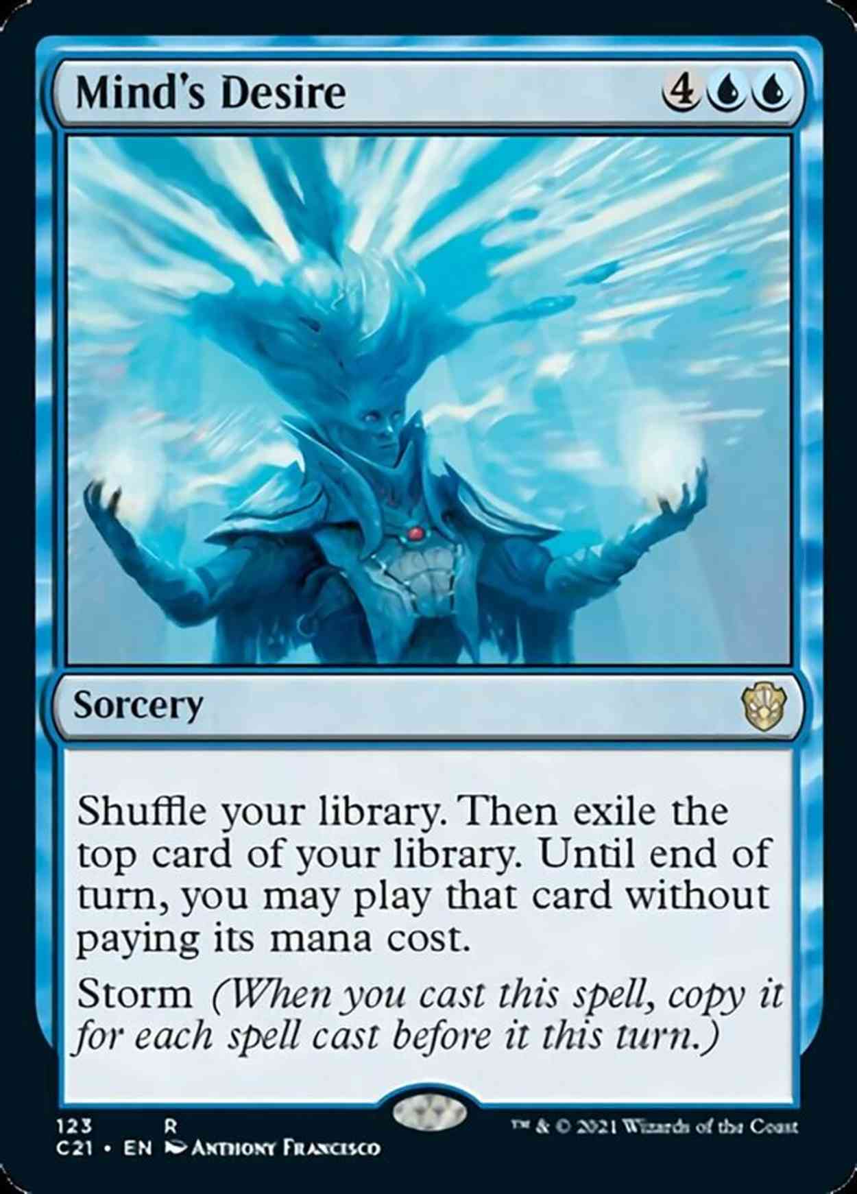 Mind's Desire magic card front