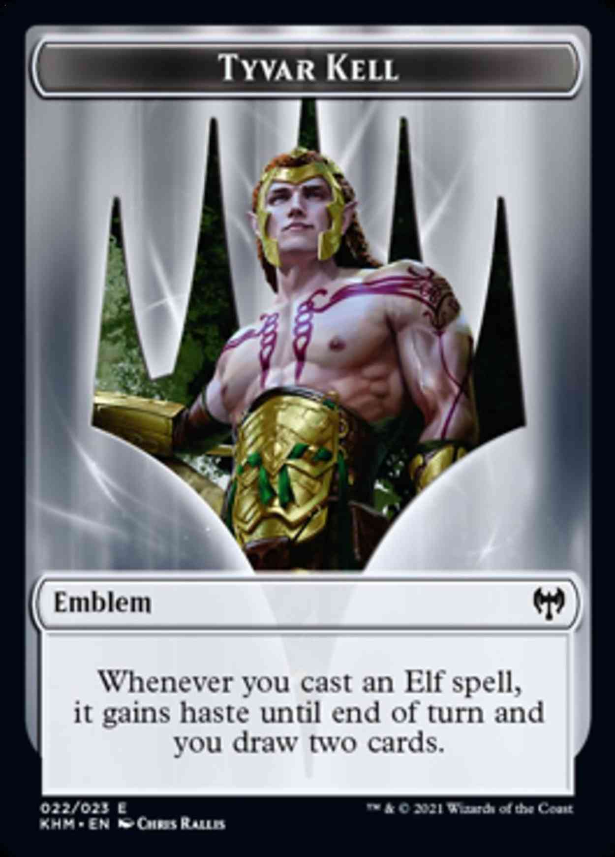 Emblem - Tyvar Kell magic card front