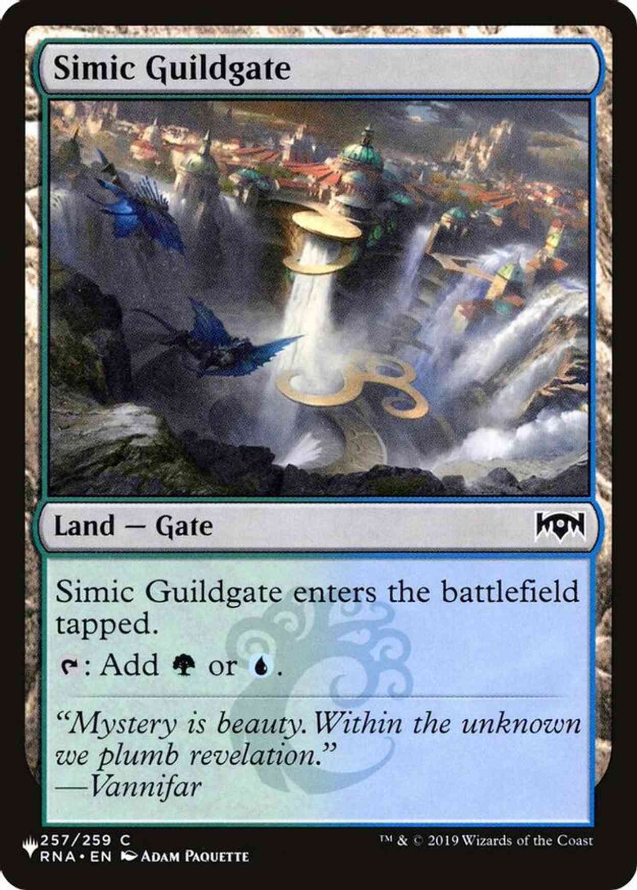 Simic Guildgate magic card front