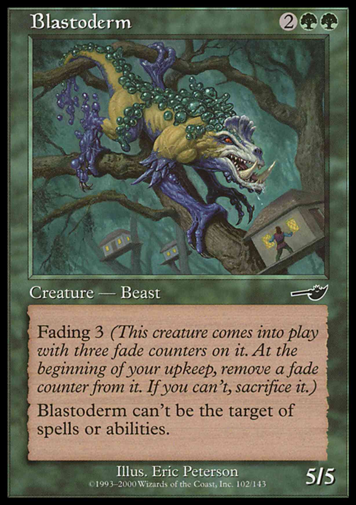 Blastoderm magic card front