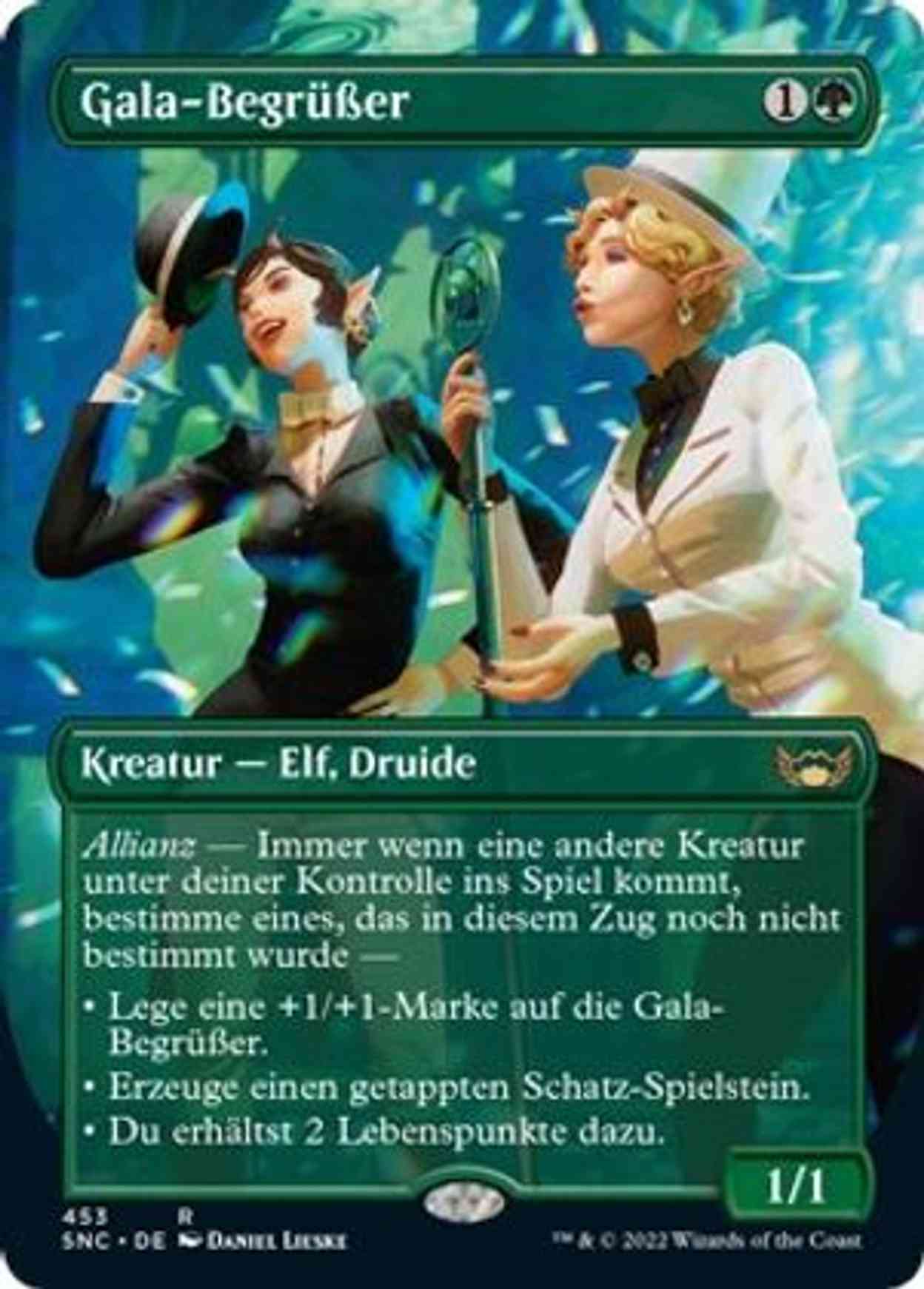 Gala Greeters (German) magic card front