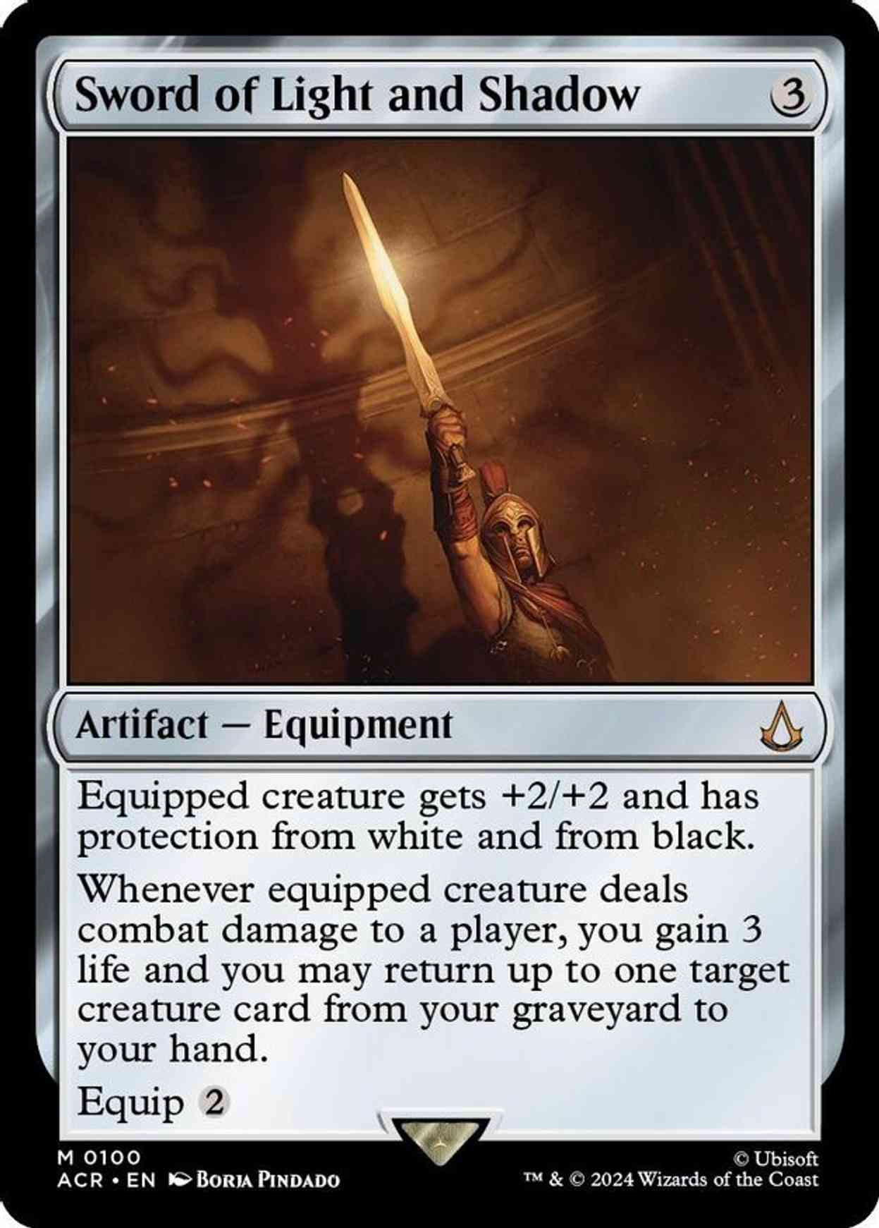 Sword of Light and Shadow Price from mtg Universes Beyond: Assassin's Creed