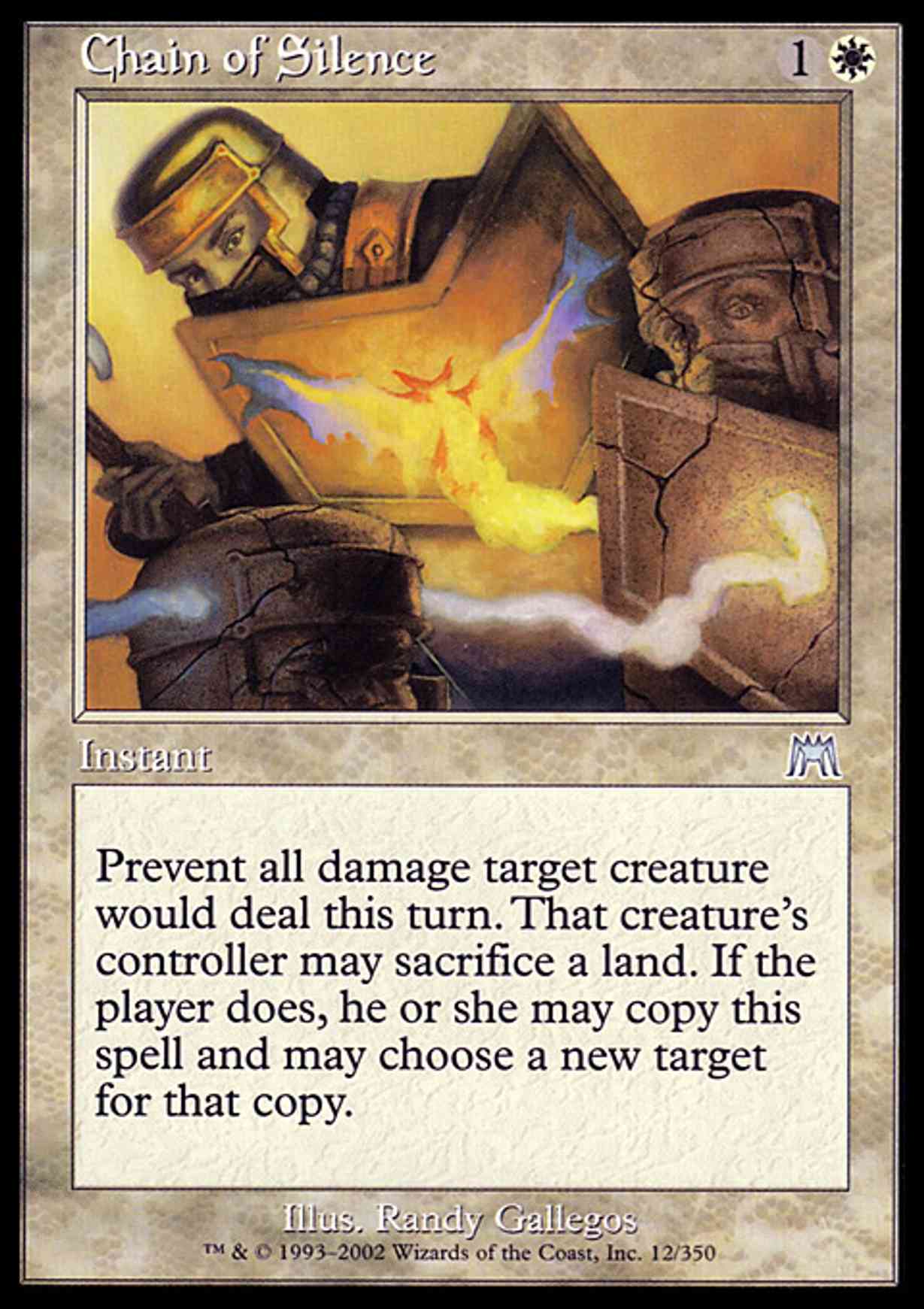 Chain of Silence magic card front