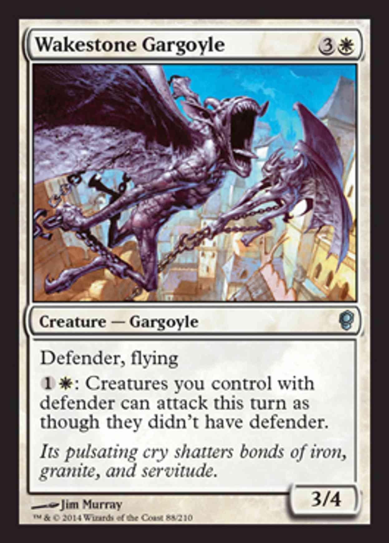 Wakestone Gargoyle magic card front